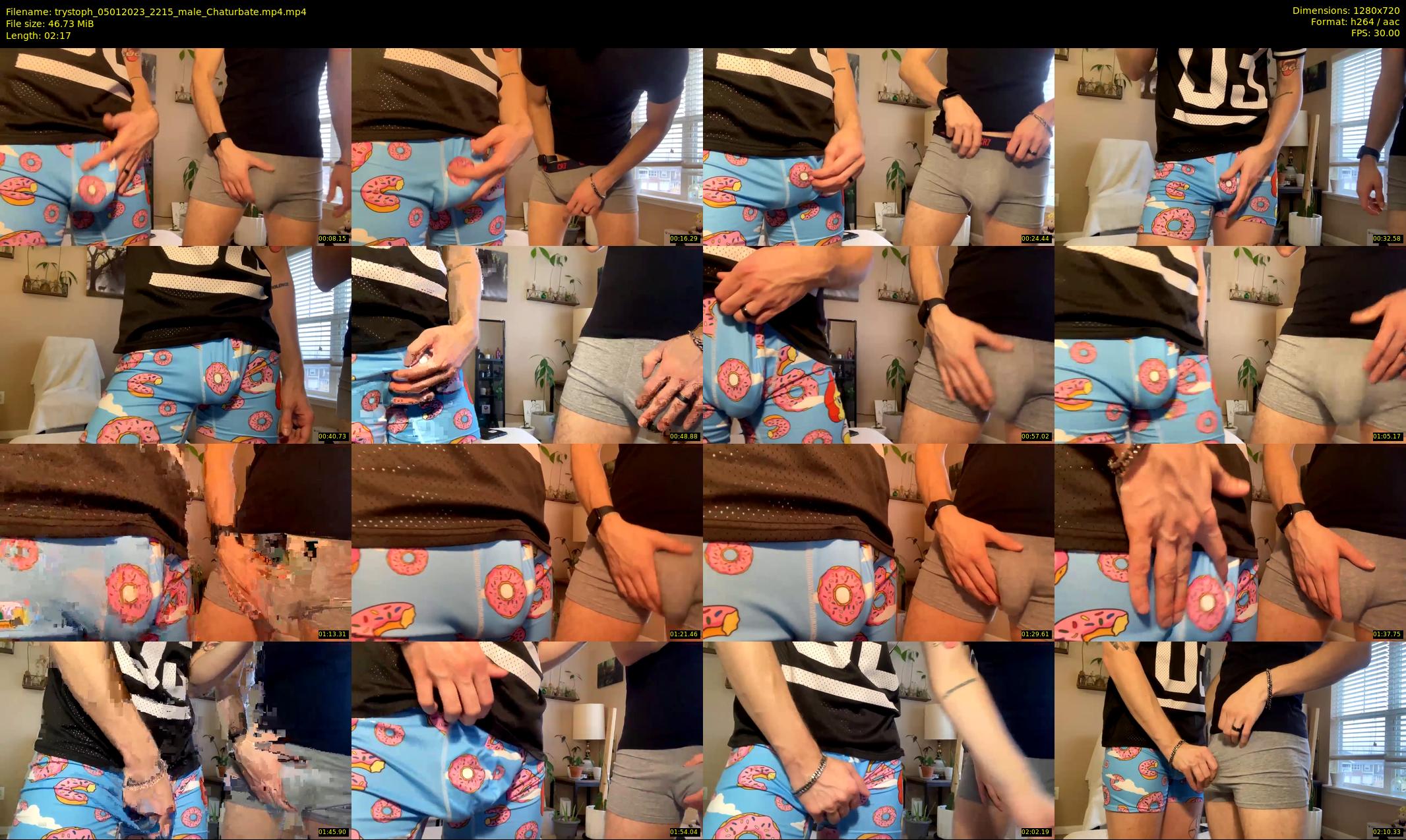 trystoph — 3 minute Chaturbate male cam show recording, 720p, Jan 5, 2023