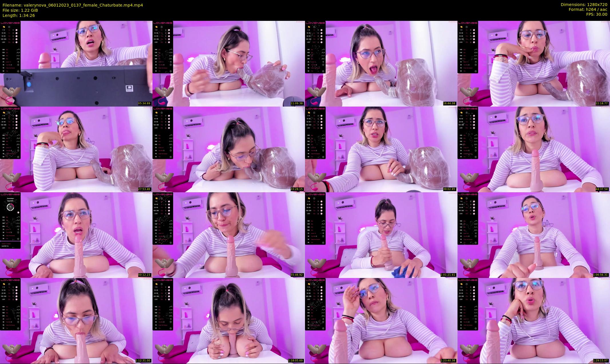 valerynova — 95 minute Chaturbate female cam show recording, 720p, Jan 6, 2023