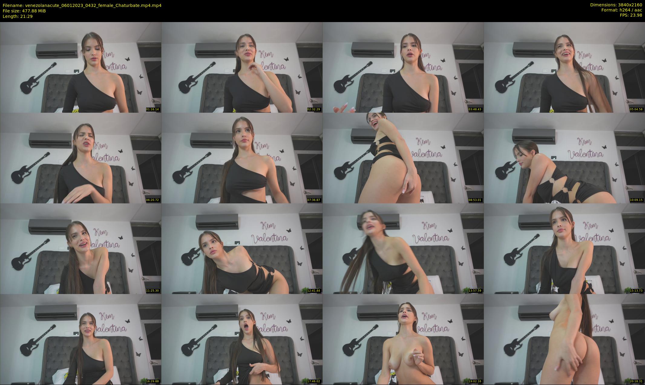venezolanacute — 22 minute Chaturbate female cam show recording, 4K, Jan 6, 2023