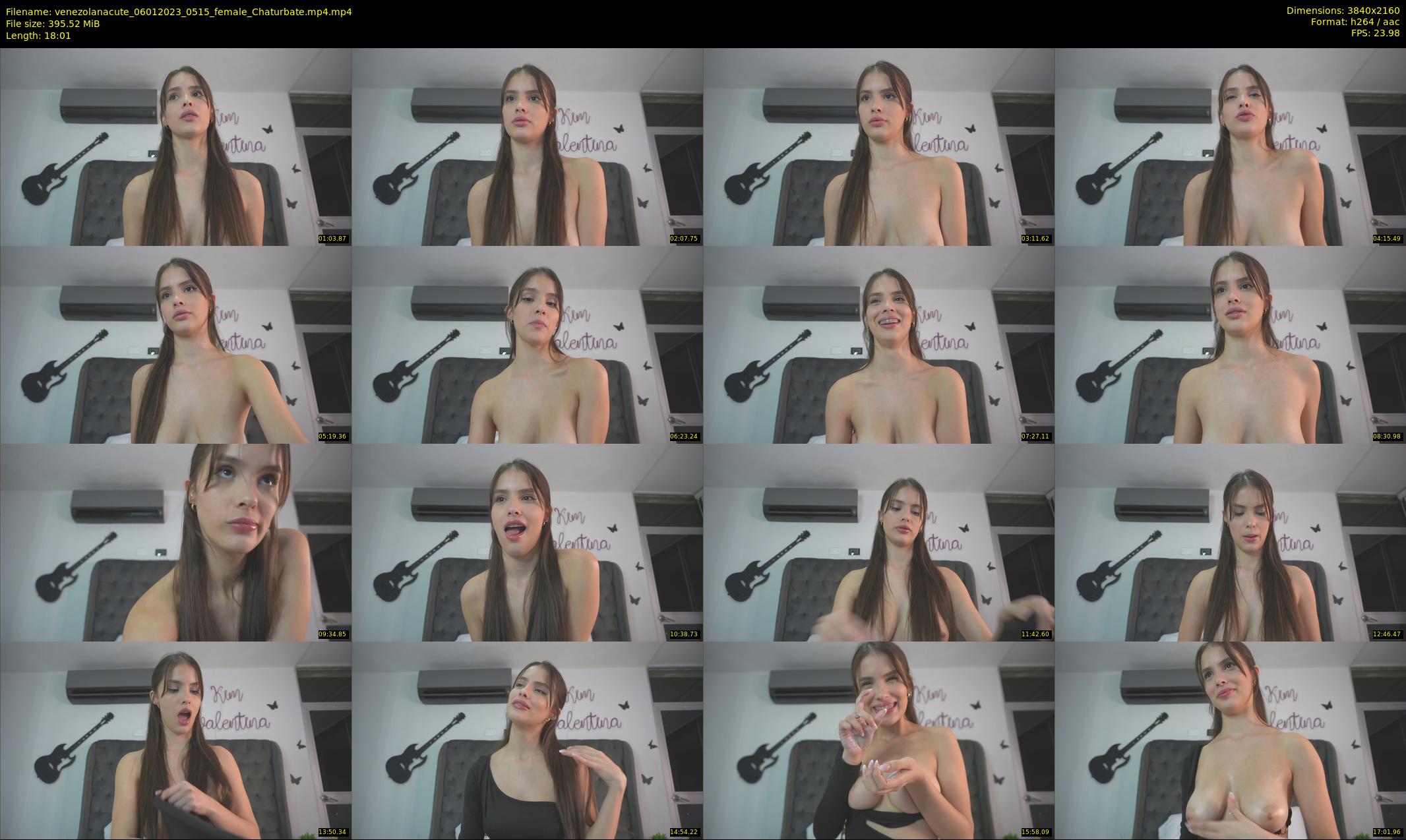 venezolanacute — 19 minute Chaturbate female cam show recording, 4K, Jan 6, 2023
