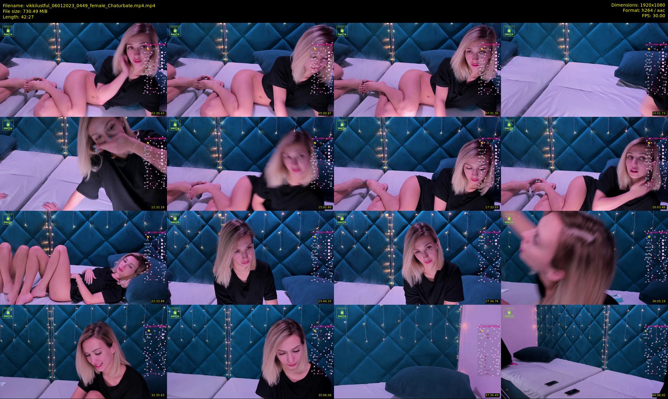 vikkilustful — 43 minute Chaturbate female cam show recording, 1080p, Jan 6, 2023