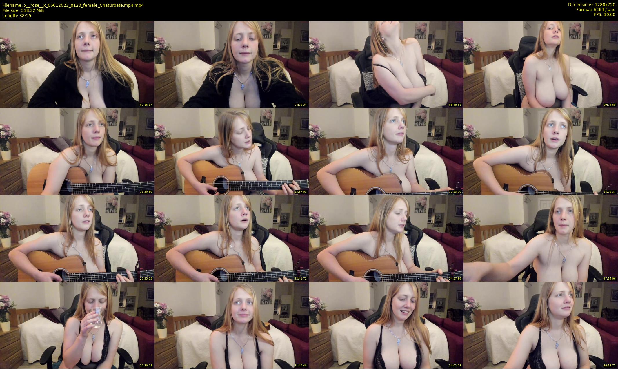 x__rose__x — 39 minute Chaturbate female cam show recording, 720p, Jan 6, 2023