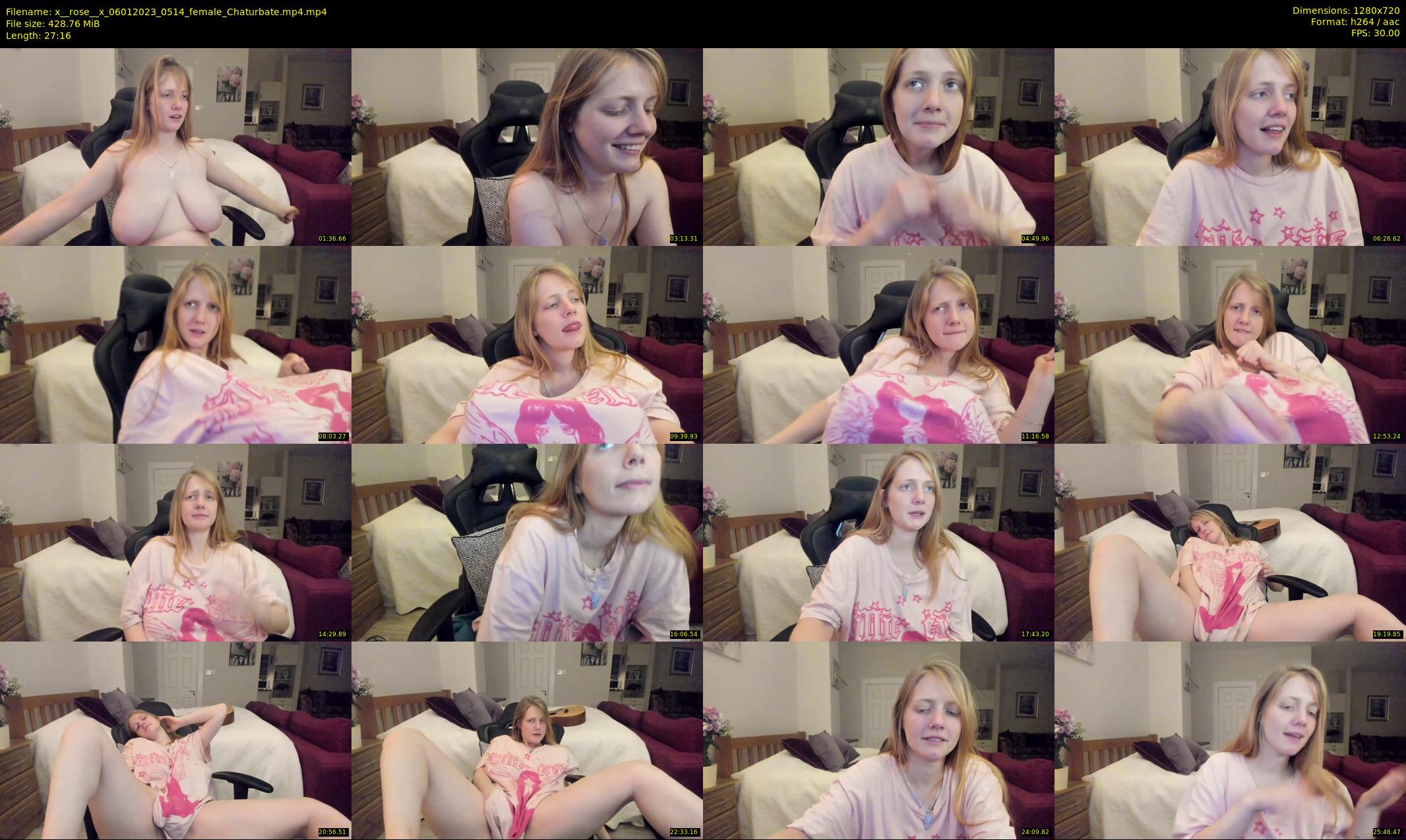 x__rose__x — 28 minute Chaturbate female cam show recording, 720p, Jan 6, 2023