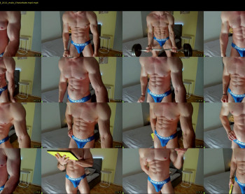 adam_muscle_ — 28 minute Chaturbate male cam show recording, 1080p, Jan 6, 2023