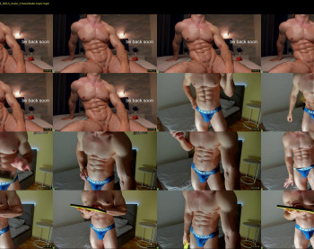adam_muscle_ — 61 minute Chaturbate male cam show recording, 1080p, Jan 7, 2023