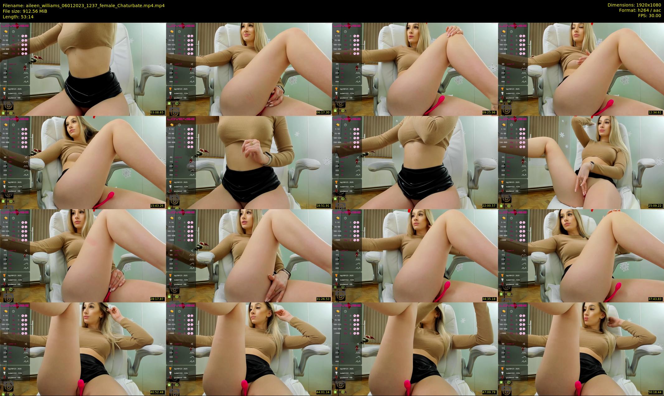 aileen_williams — 54 minute Chaturbate female cam show recording, 1080p, Jan 6, 2023