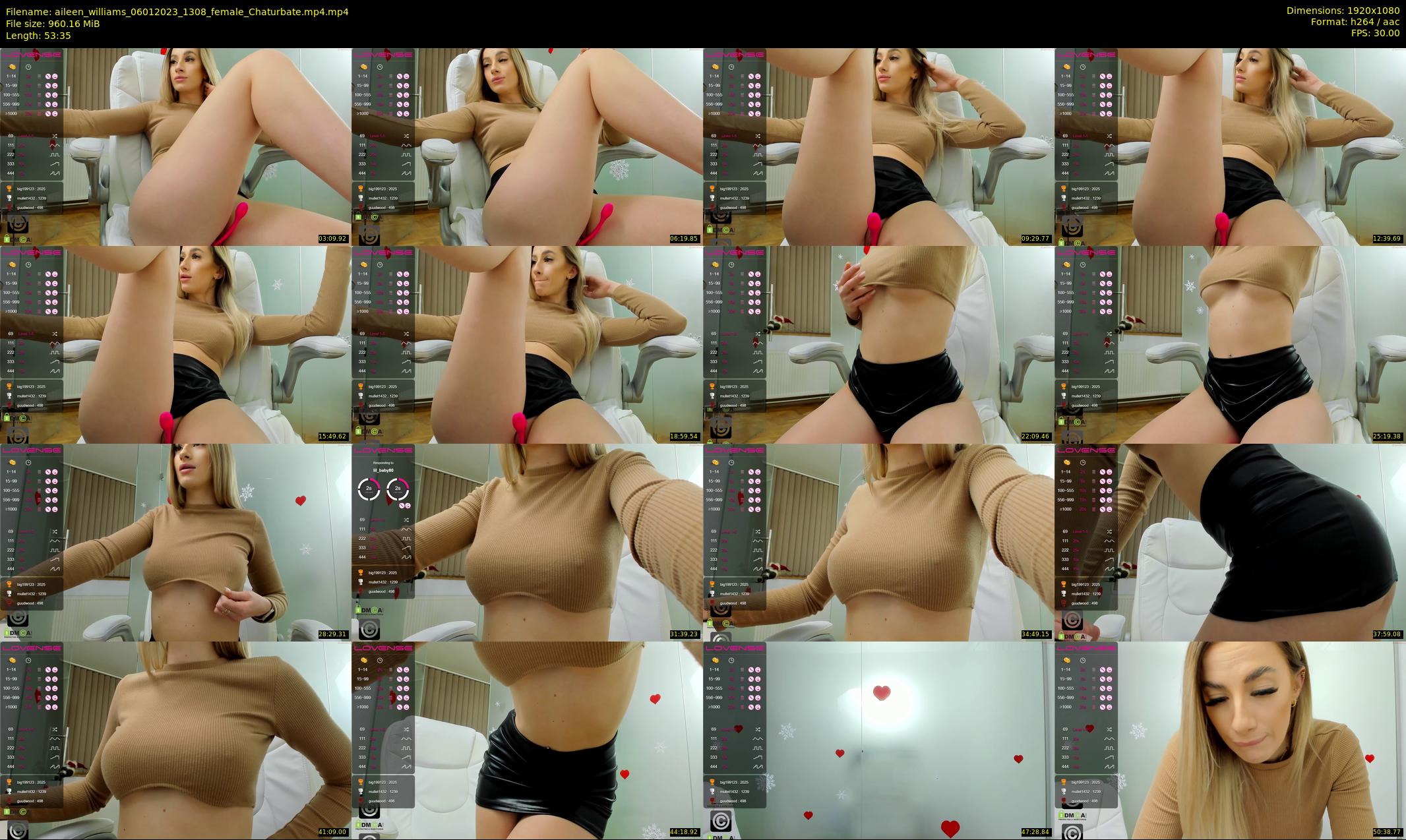 aileen_williams — 54 minute Chaturbate female cam show recording, 1080p, Jan 6, 2023