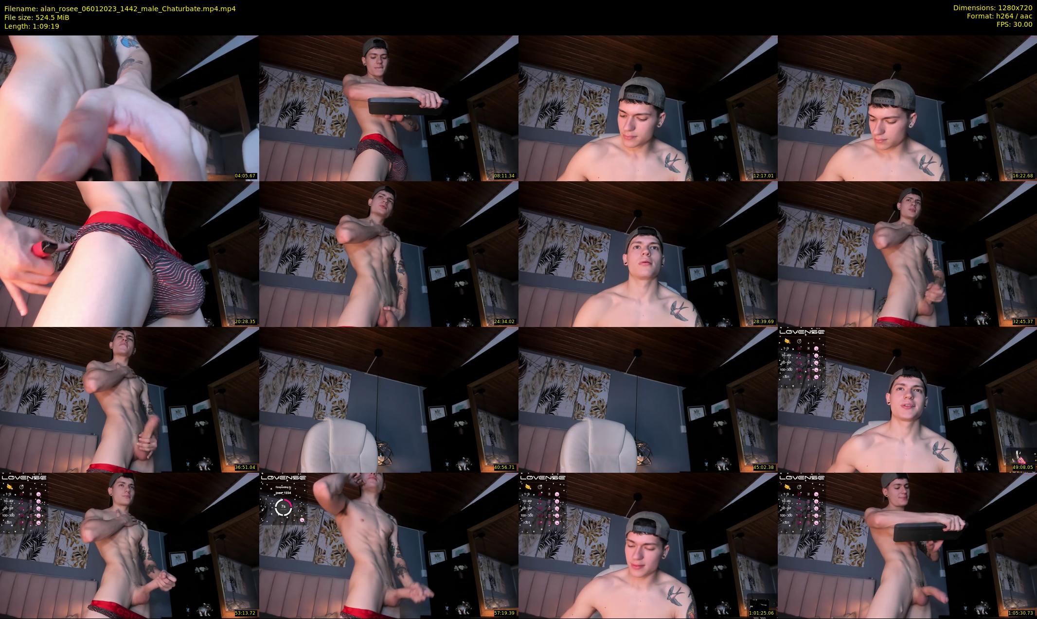 alan_rosee — 70 minute Chaturbate male cam show recording, 720p, Jan 6, 2023