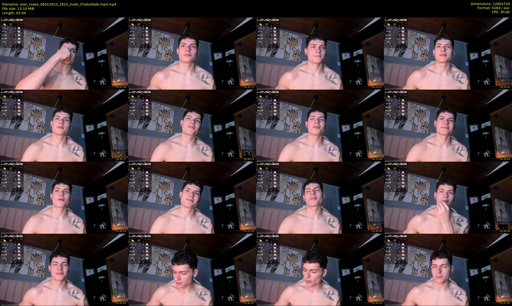 alan_rosee — 3 minute Chaturbate male cam show recording, 720p, Jan 6, 2023
