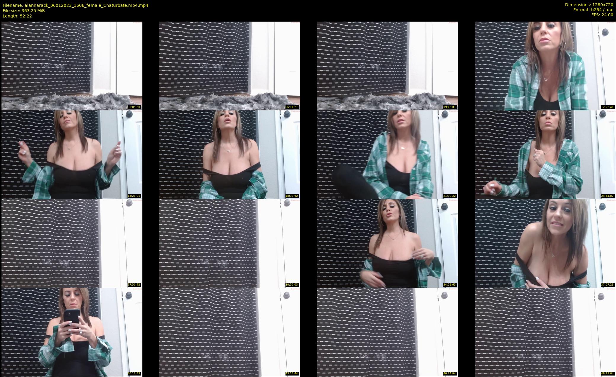 alannarack — 53 minute Chaturbate female cam show recording, 720p, Jan 6, 2023