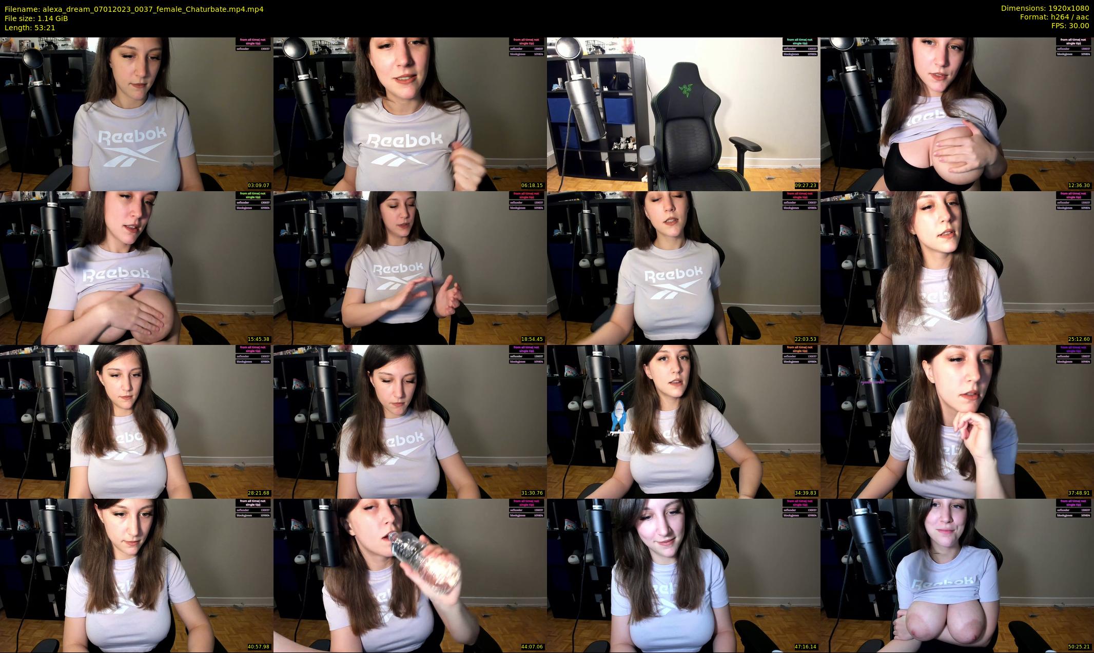 alexa_dream — 54 minute Chaturbate female cam show recording, 1080p, Jan 7, 2023