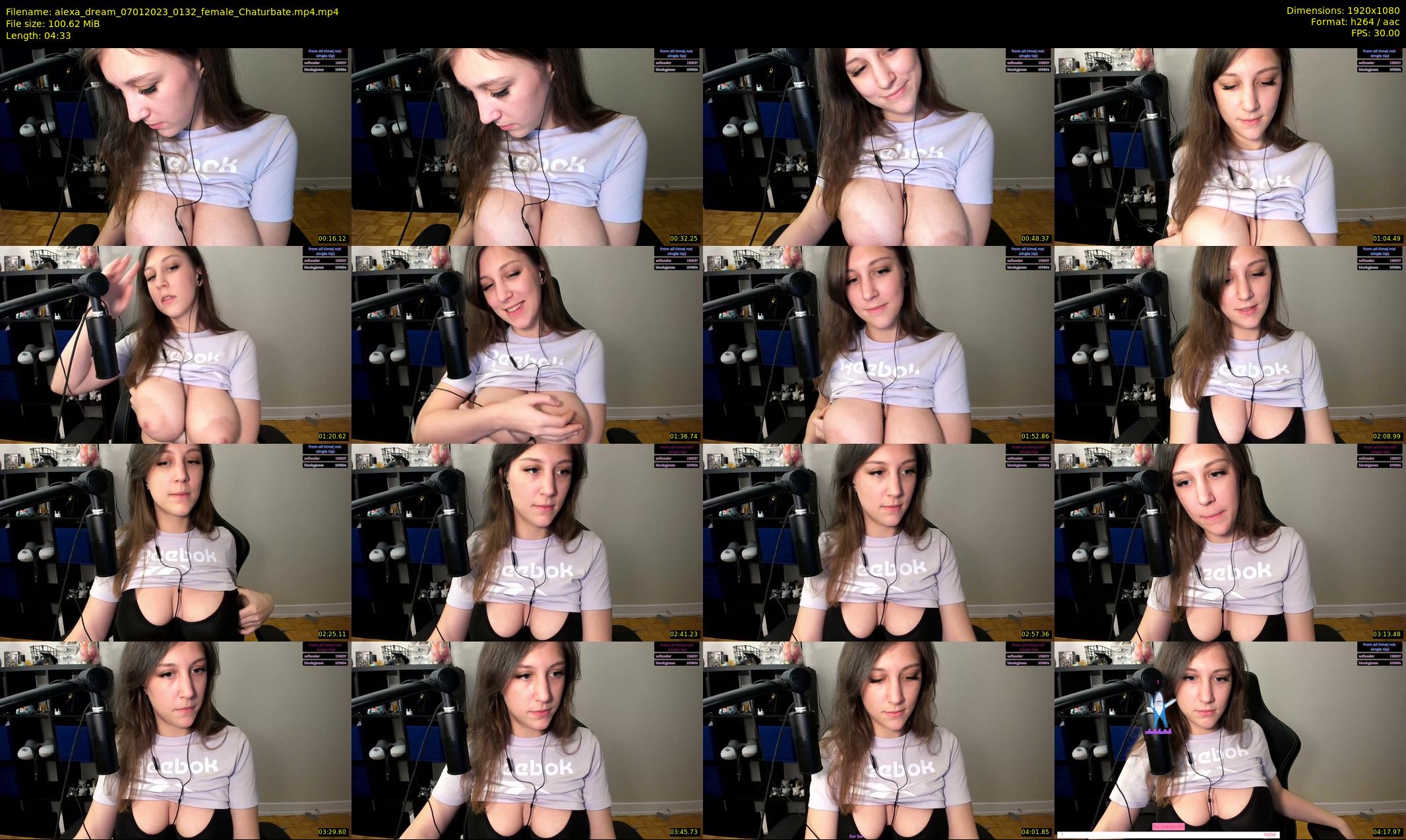 alexa_dream — 5 minute Chaturbate female cam show recording, 1080p, Jan 7, 2023