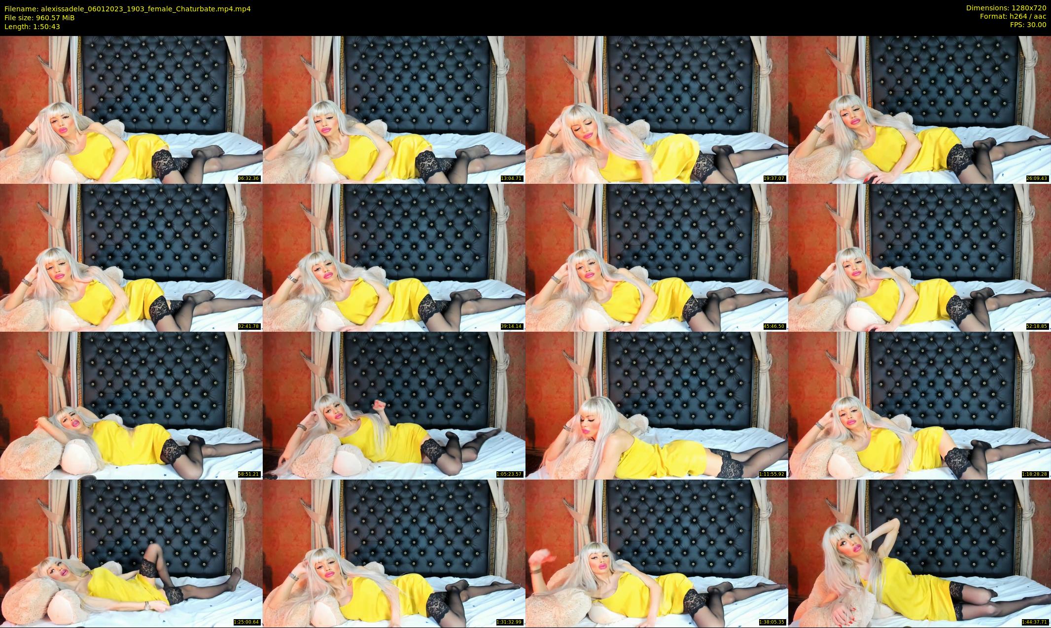 alexissadele — 111 minute Chaturbate female cam show recording, 720p, Jan 6, 2023