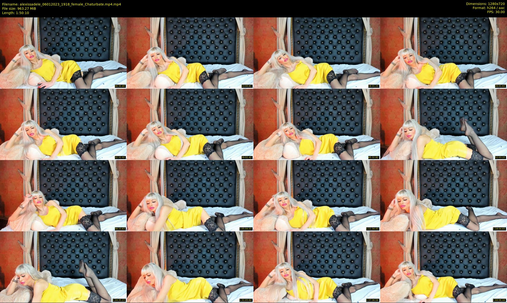 alexissadele — 111 minute Chaturbate female cam show recording, 720p, Jan 6, 2023