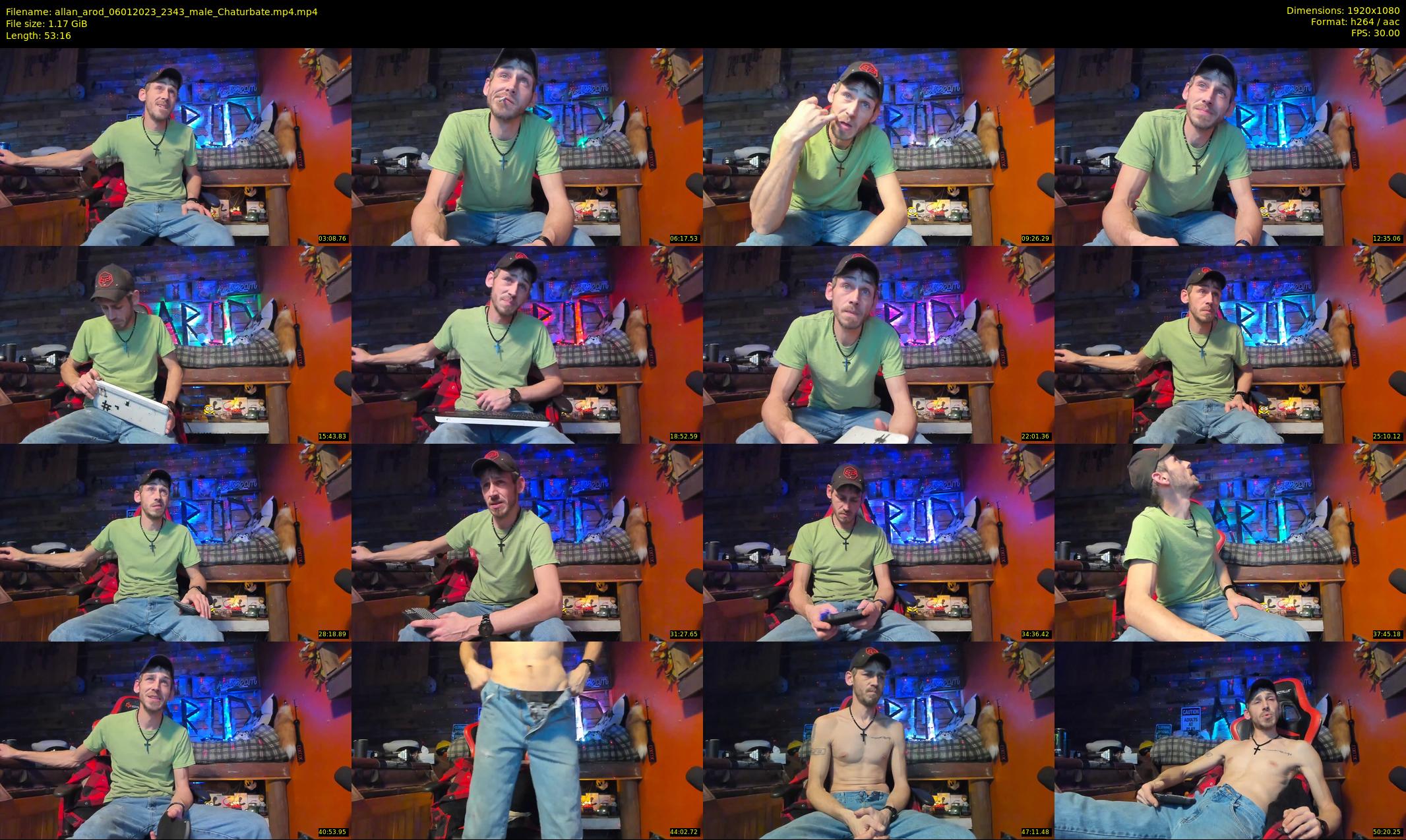 allan_arod — 54 minute Chaturbate male cam show recording, 1080p, Jan 6, 2023
