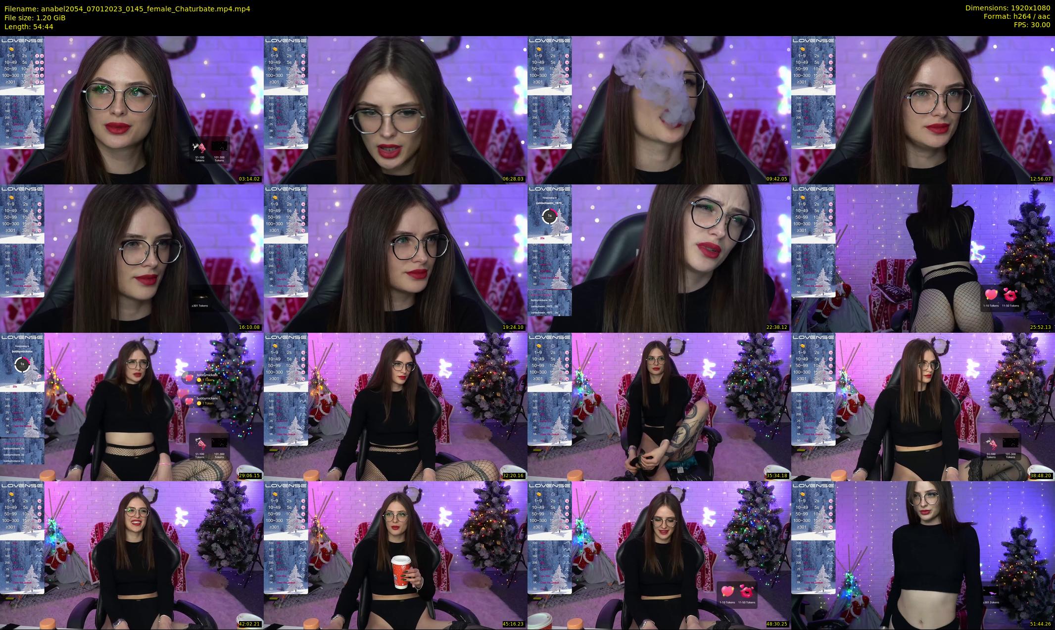 anabel2054 — 55 minute Chaturbate female cam show recording, 1080p, Jan 7, 2023