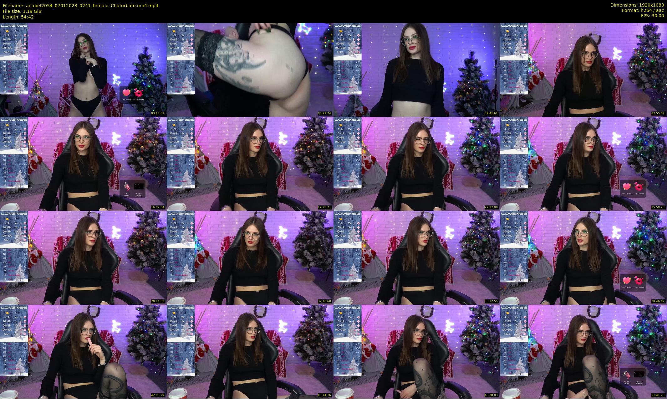 anabel2054 — 55 minute Chaturbate female cam show recording, 1080p, Jan 7, 2023