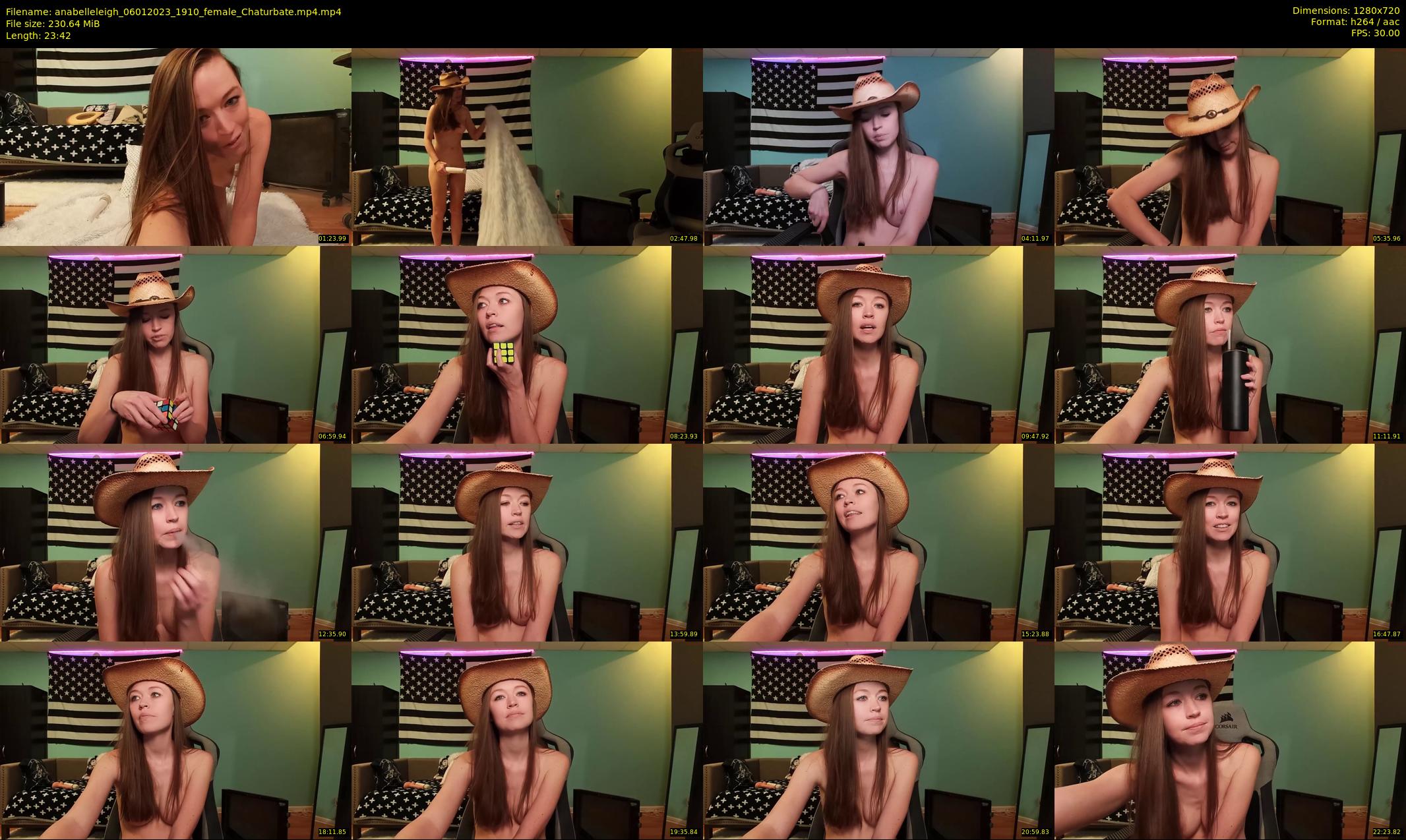 anabelleleigh — 24 minute Chaturbate female cam show recording, 720p, Jan 6, 2023