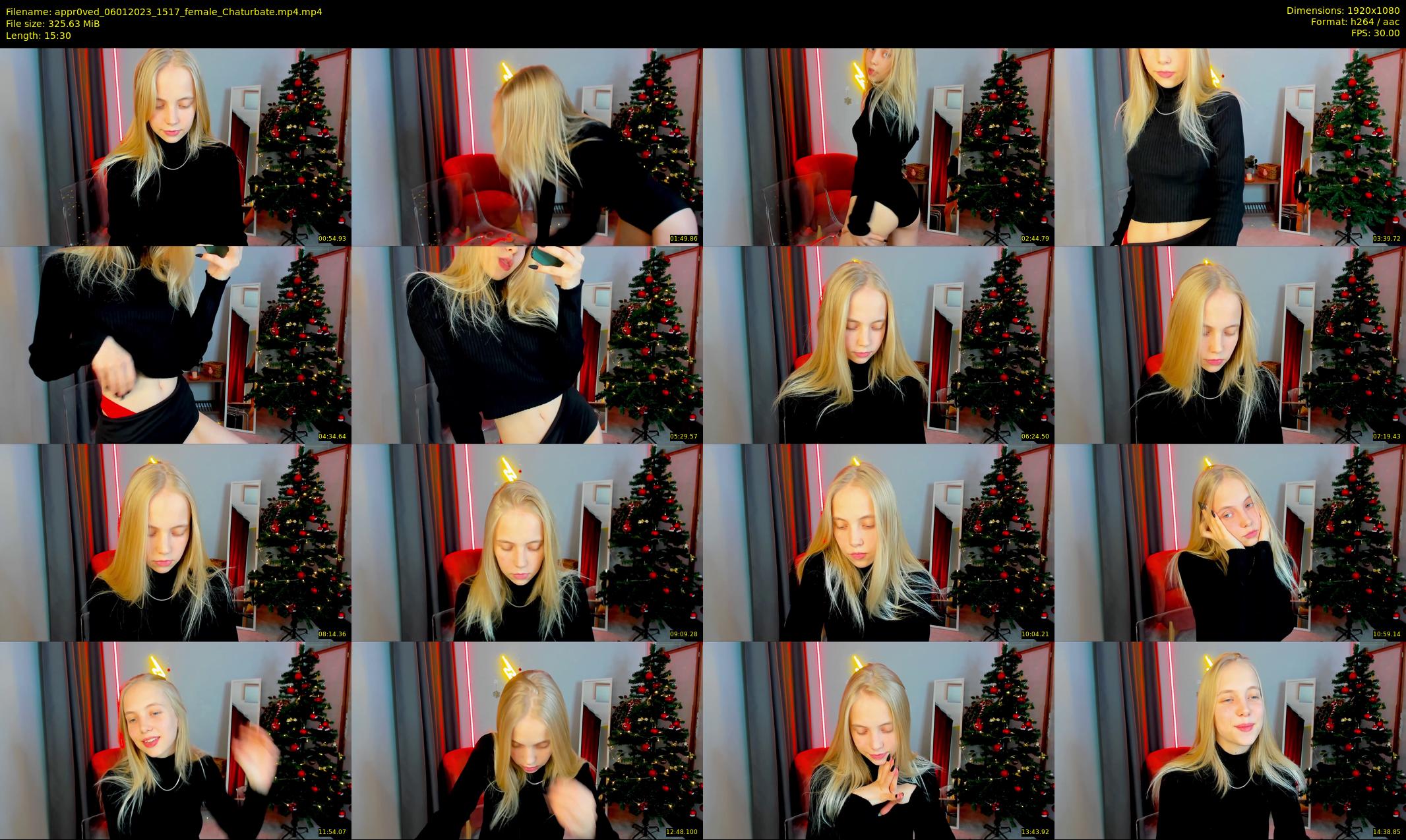 appr0ved — 16 minute Chaturbate female cam show recording, 1080p, Jan 6, 2023