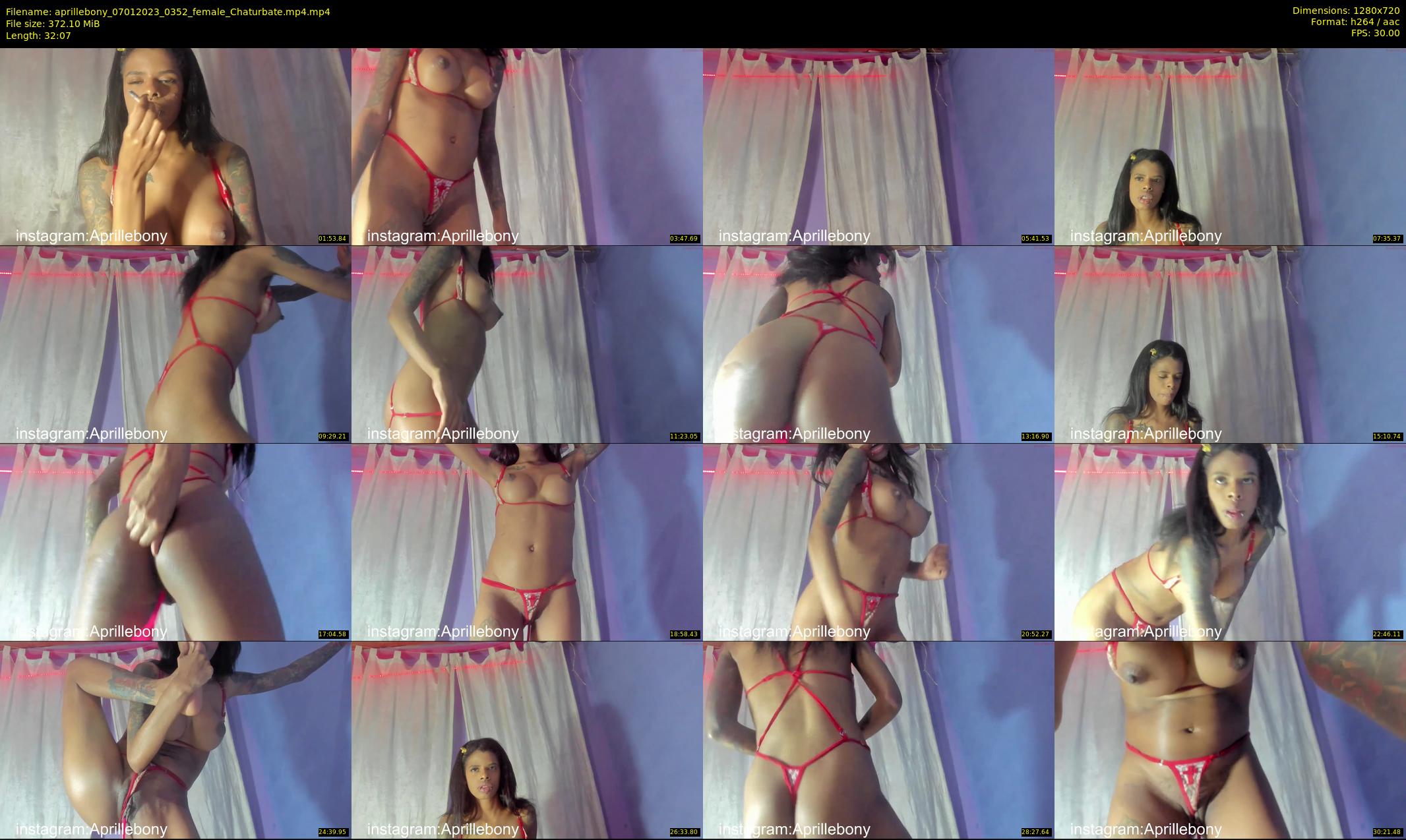 aprillebony — 33 minute Chaturbate female cam show recording, 720p, Jan 7, 2023