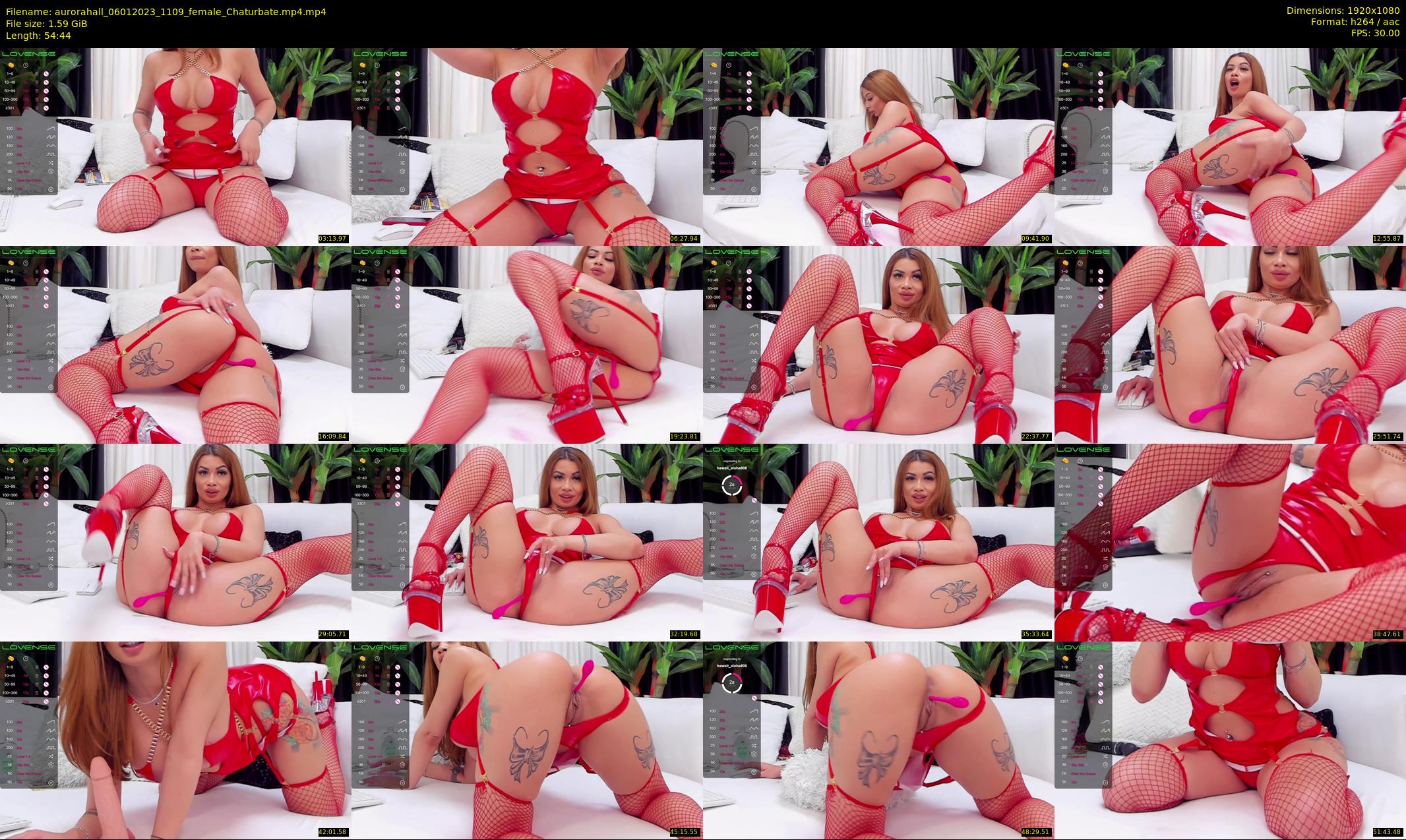 aurorahall — 55 minute Chaturbate female cam show recording, 1080p, Jan 6, 2023