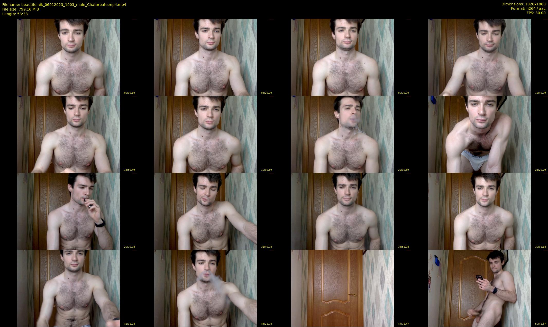beautifulnik — 54 minute Chaturbate male cam show recording, 1080p, Jan 6, 2023