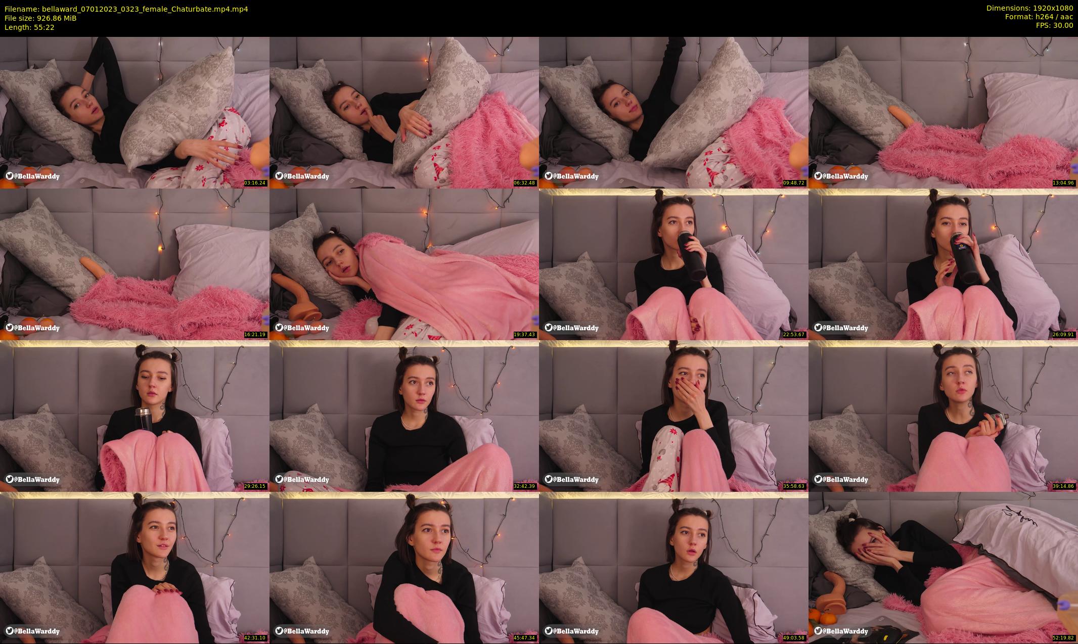 bellaward — 56 minute Chaturbate female cam show recording, 1080p, Jan 7, 2023