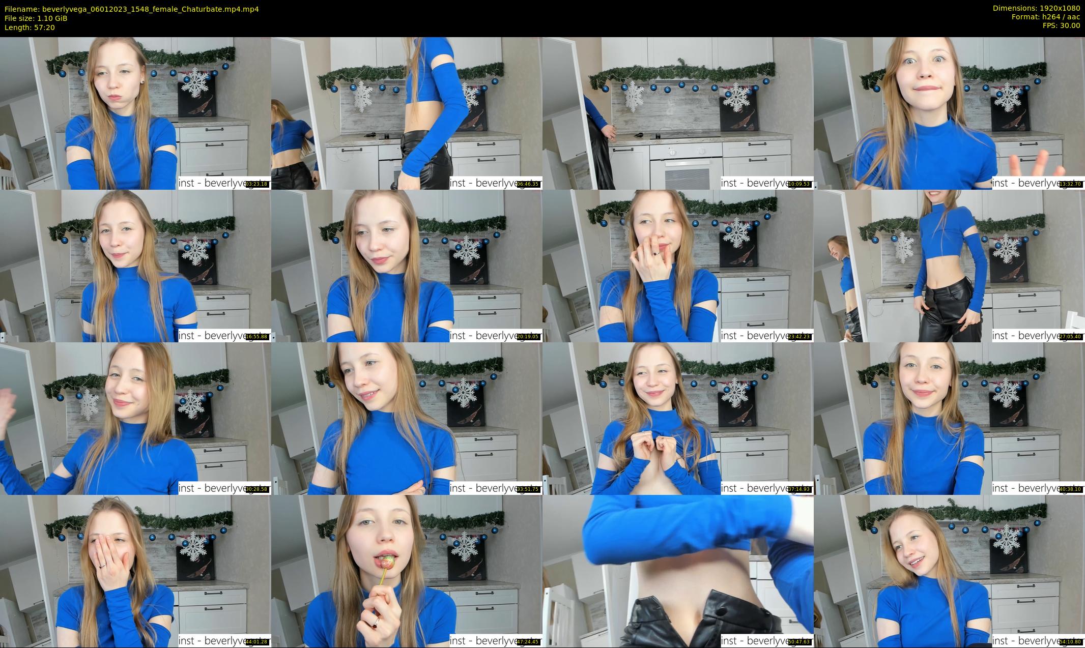 beverlyvega — 58 minute Chaturbate couple cam show recording, 1080p, Jan 6, 2023