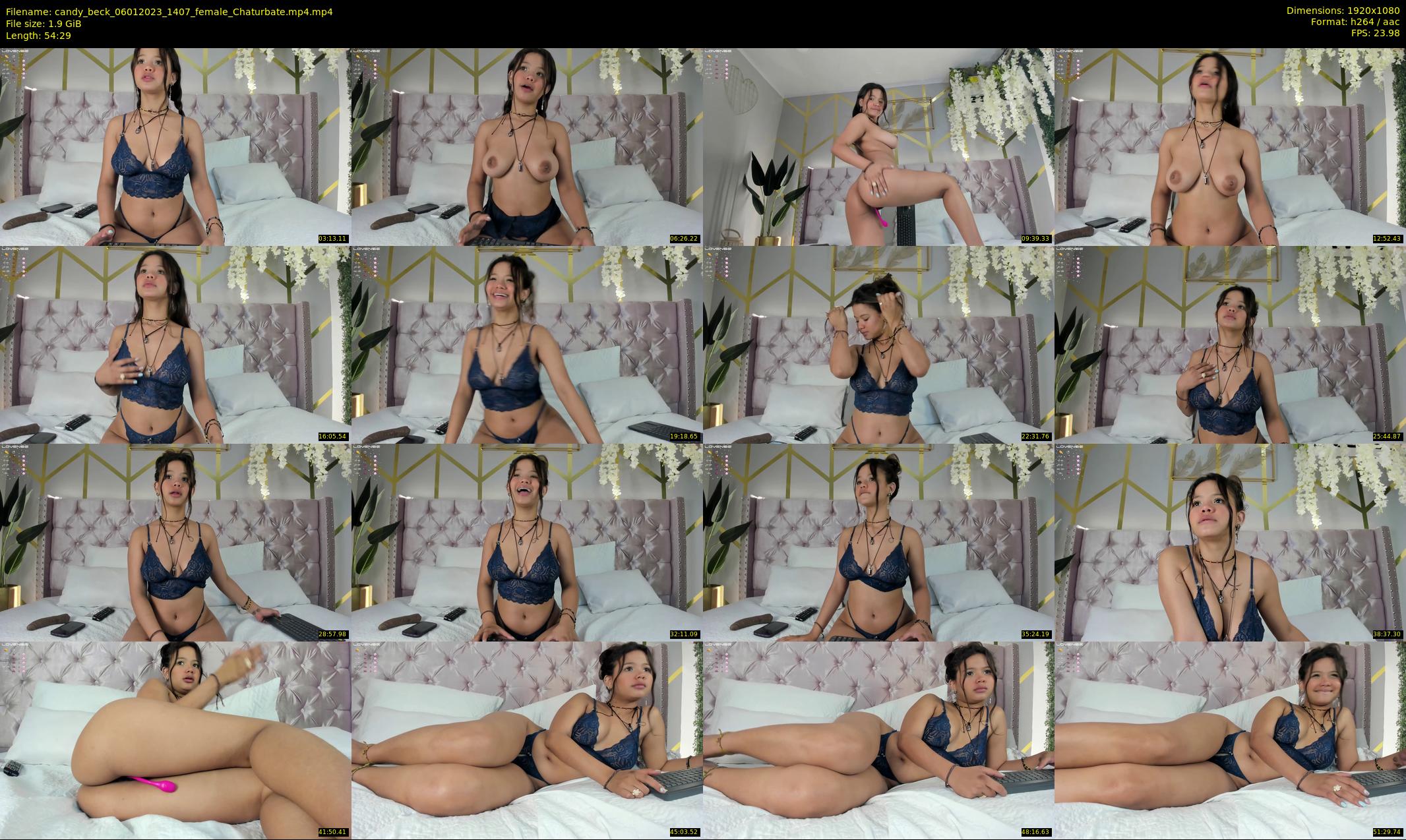 candy_beck — 55 minute Chaturbate female cam show recording, 1080p, Jan 6, 2023