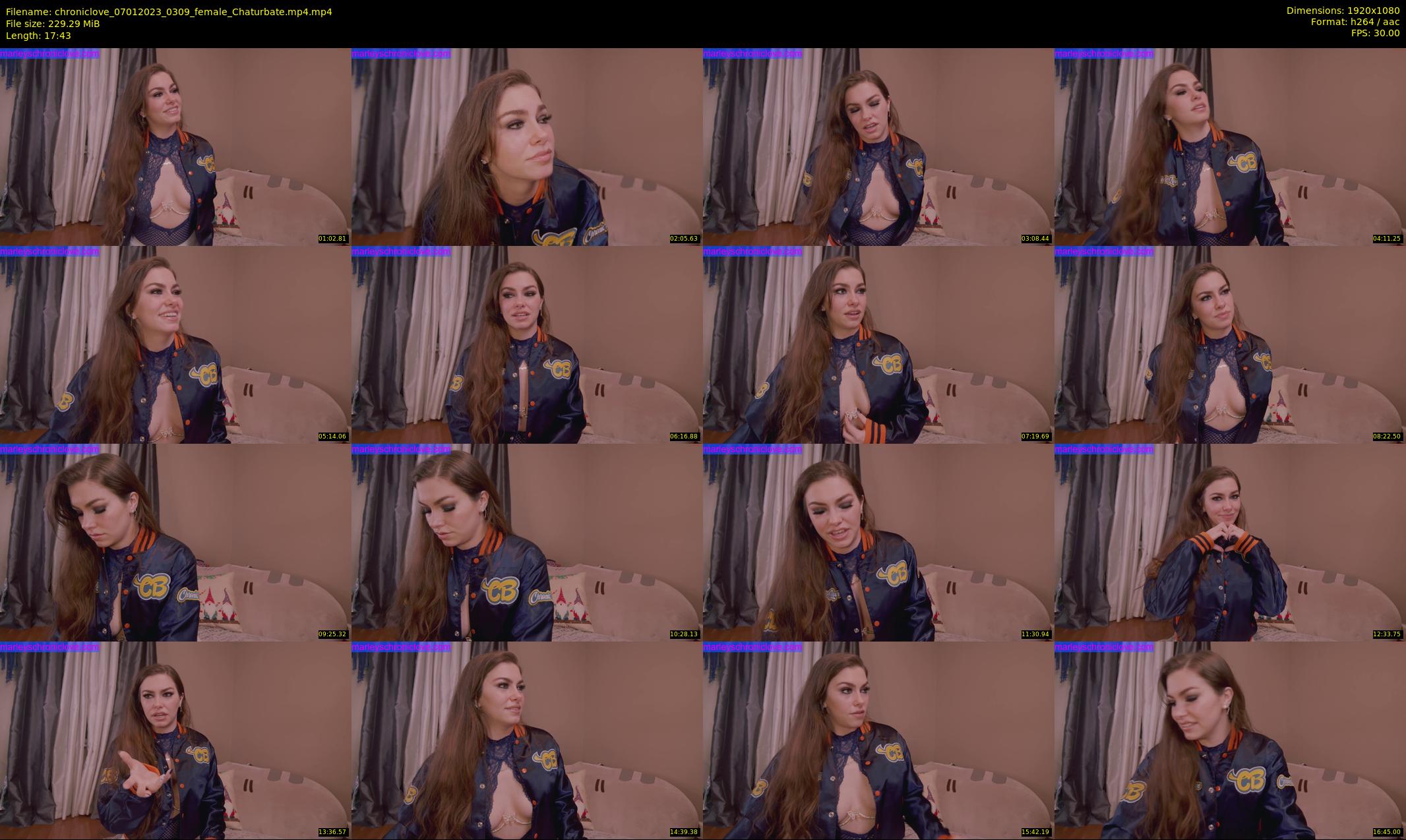 chroniclove — 18 minute Chaturbate female cam show recording, 1080p, Jan 7, 2023