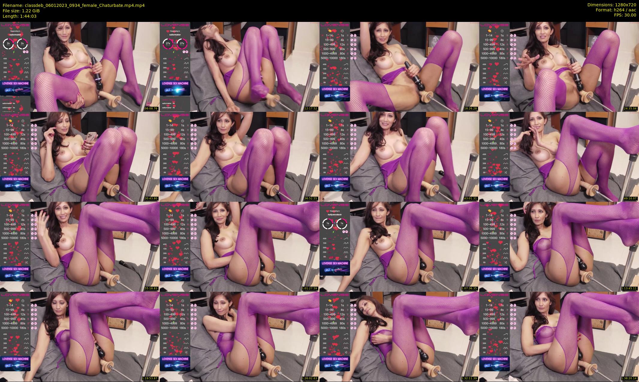 classdeb — 105 minute Chaturbate female cam show recording, 720p, Jan 6, 2023