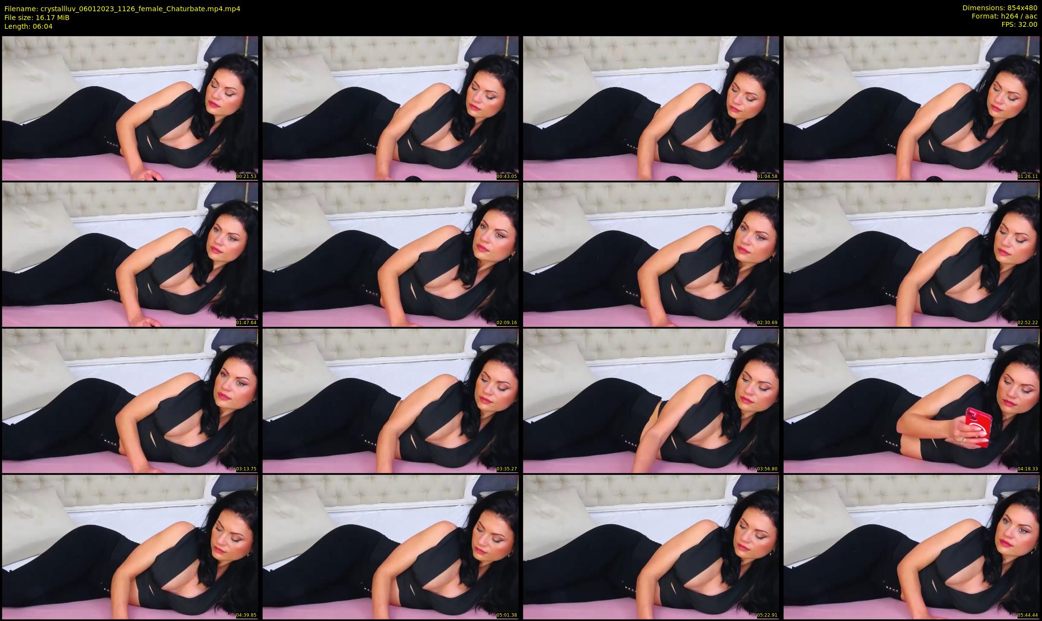 crystallluv — 7 minute Chaturbate female cam show recording, 480p, Jan 6, 2023