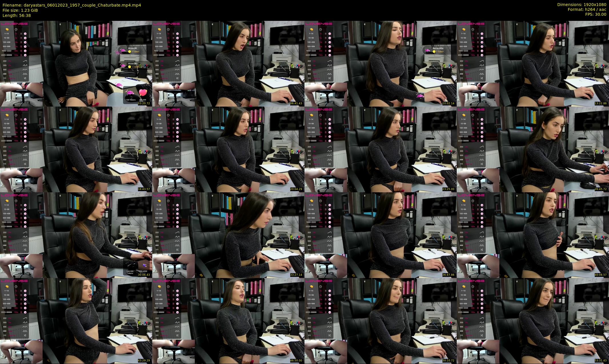 daryastars — 57 minute Chaturbate couple cam show recording, 1080p, Jan 6, 2023