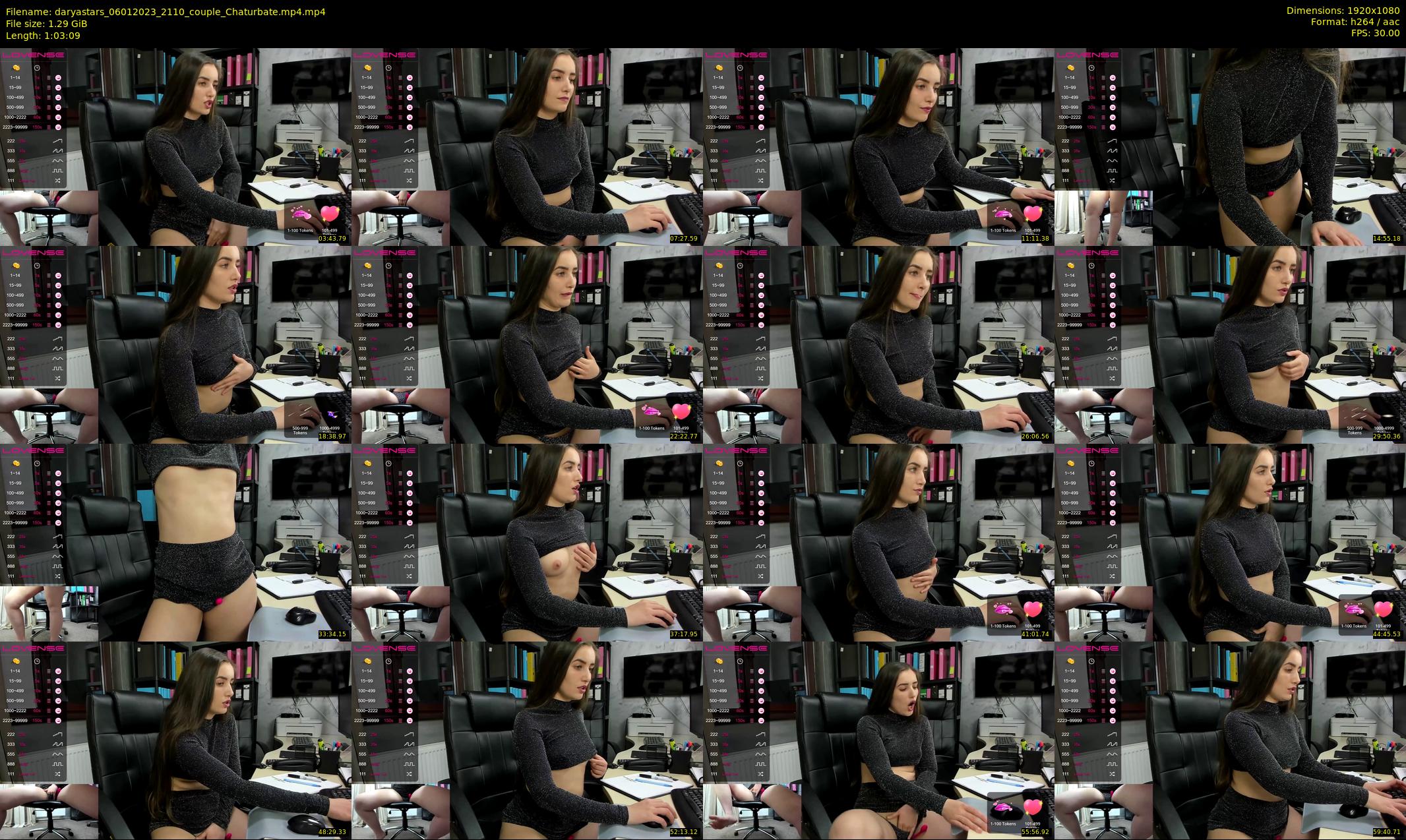 daryastars — 64 minute Chaturbate couple cam show recording, 1080p, Jan 6, 2023