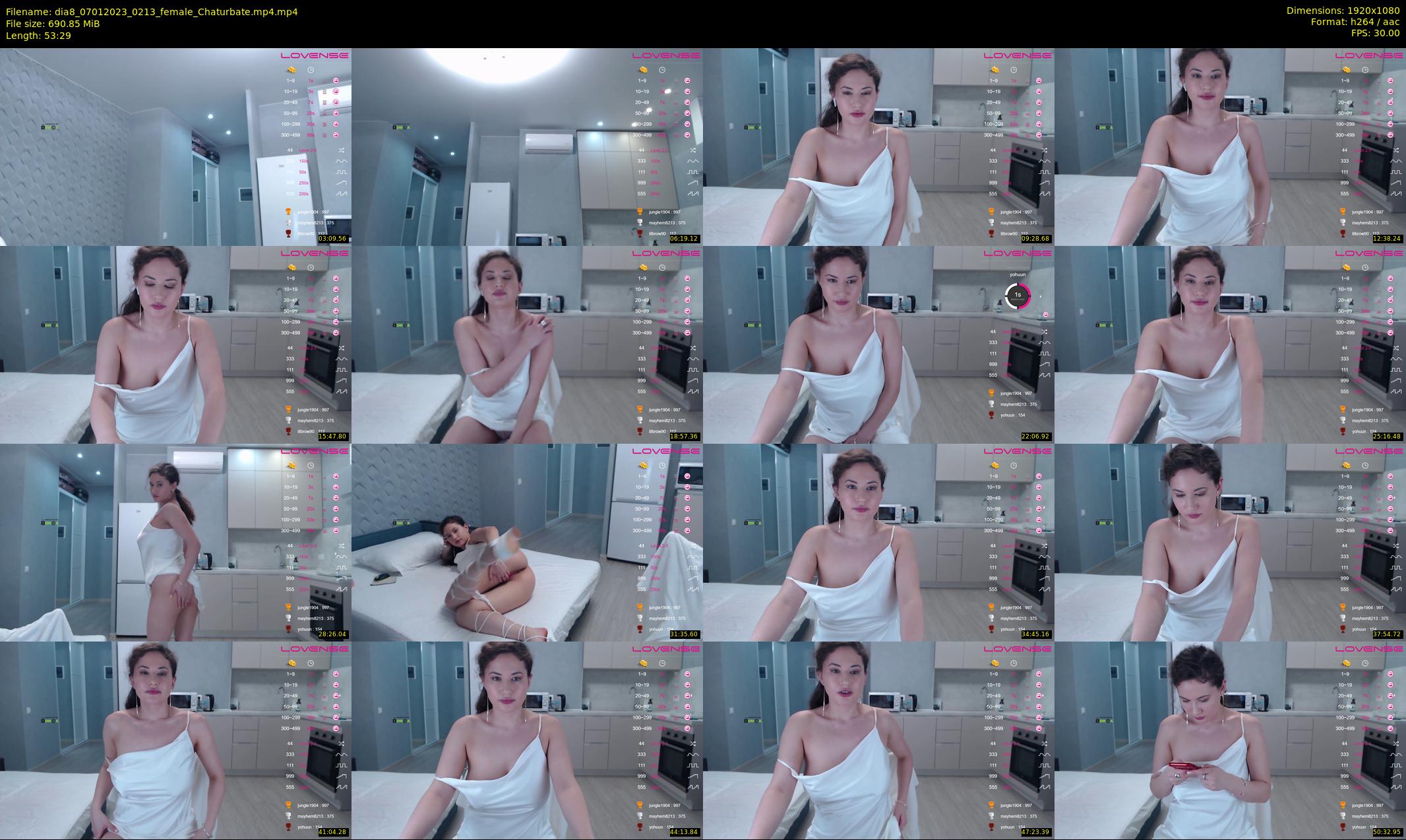 dia8 — 54 minute Chaturbate female cam show recording, 1080p, Jan 7, 2023