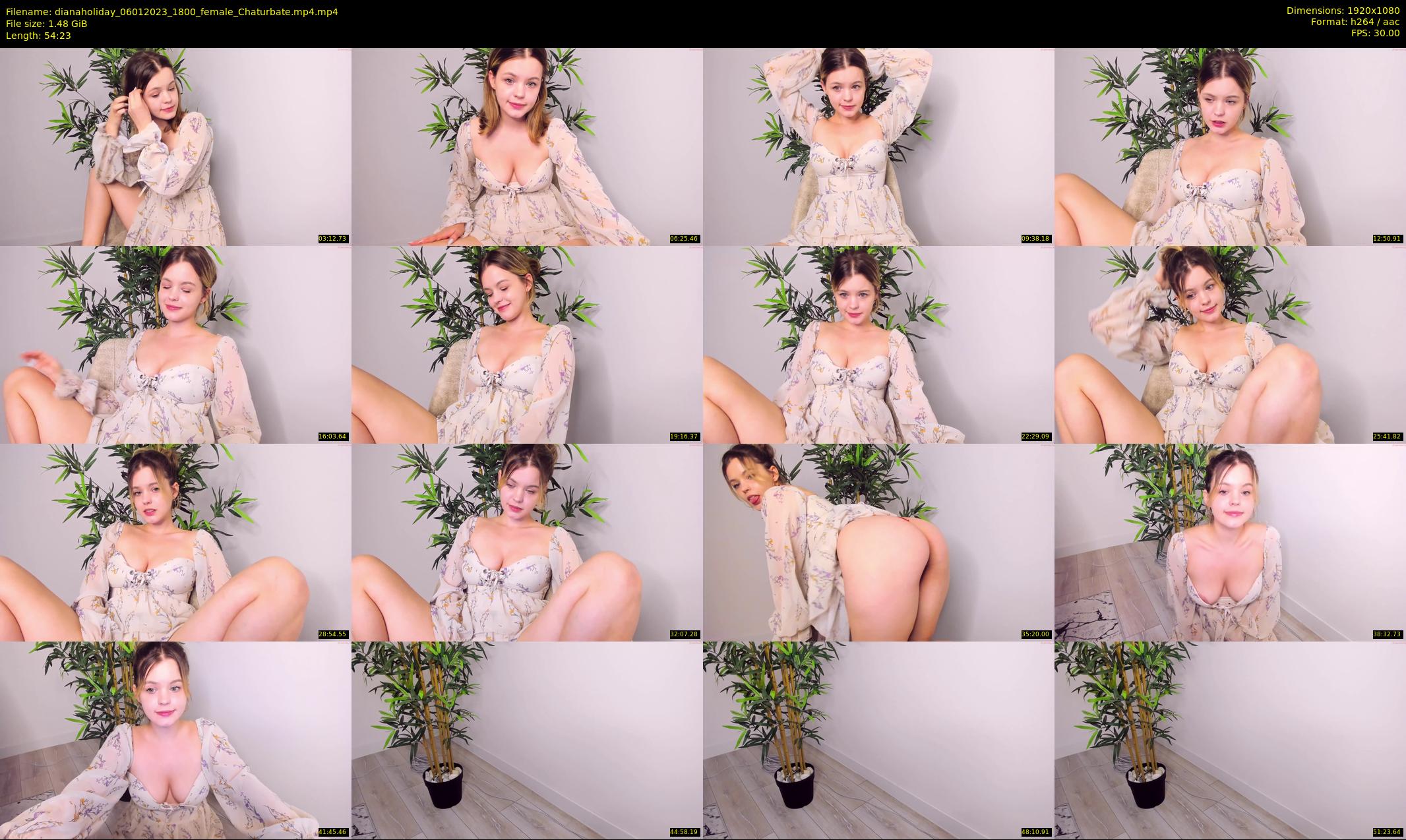 dianaholiday — 55 minute Chaturbate female cam show recording, 1080p, Jan 6, 2023