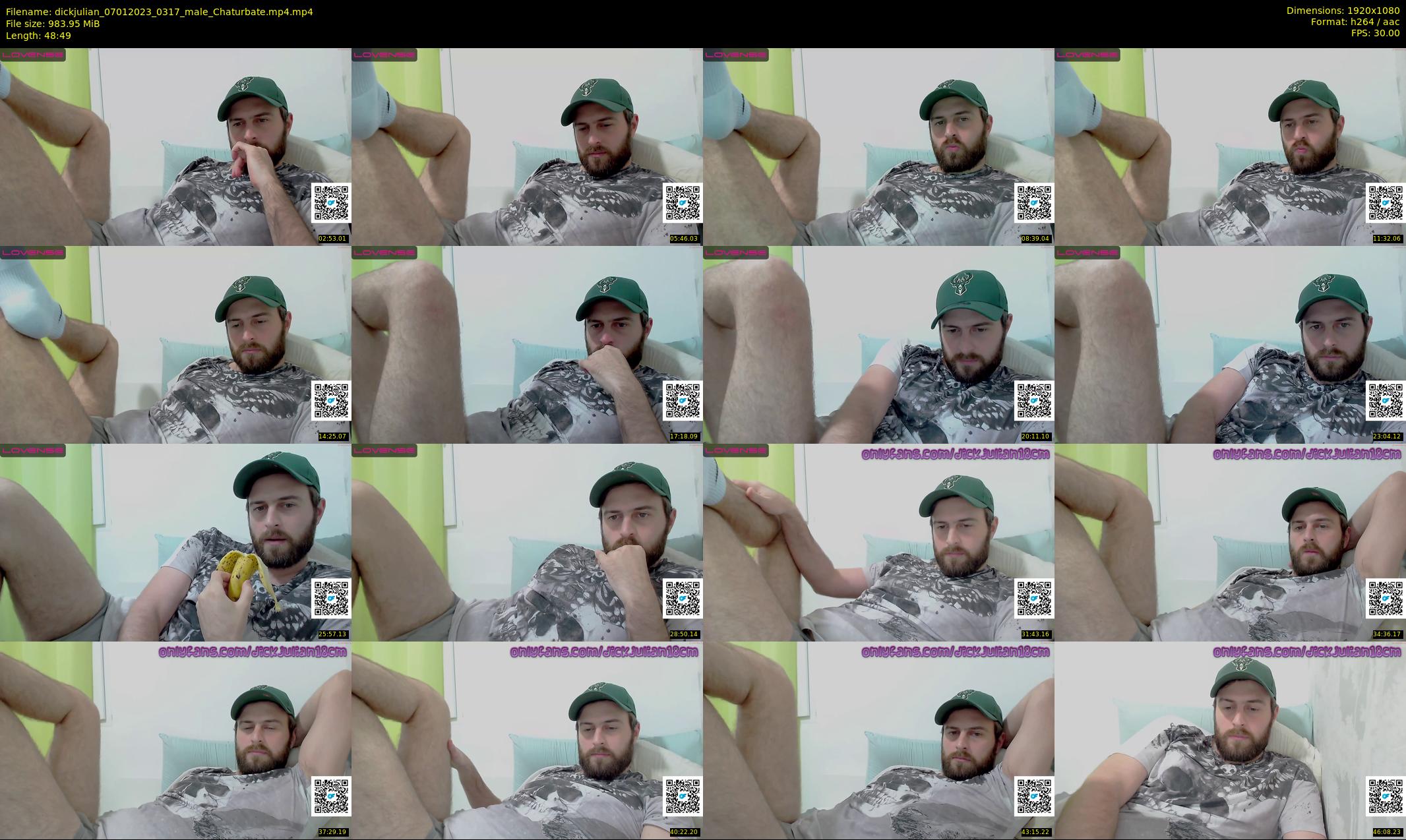 dickjulian — 49 minute Chaturbate male cam show recording, 1080p, Jan 7, 2023