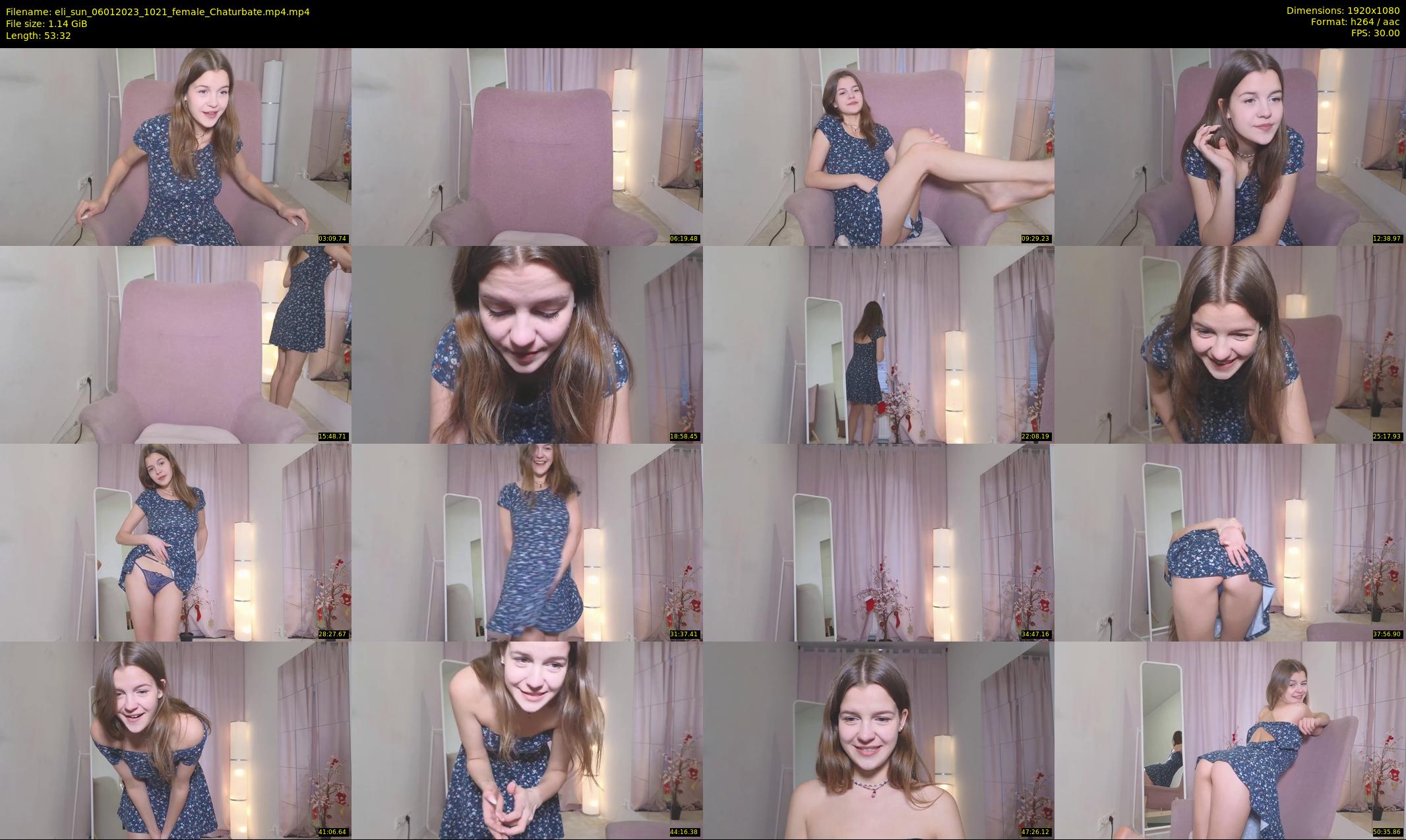 eli_sun — 54 minute Chaturbate female cam show recording, 1080p, Jan 6, 2023