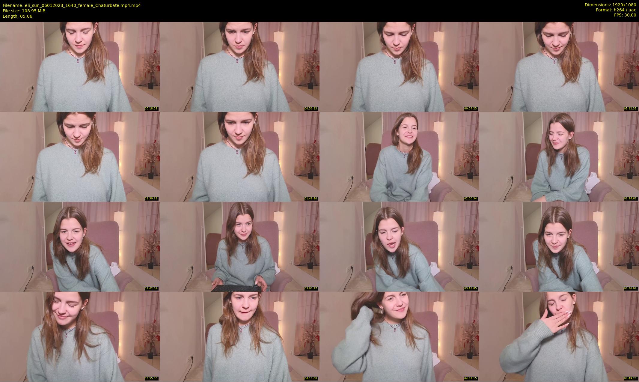 eli_sun — 6 minute Chaturbate female cam show recording, 1080p, Jan 6, 2023