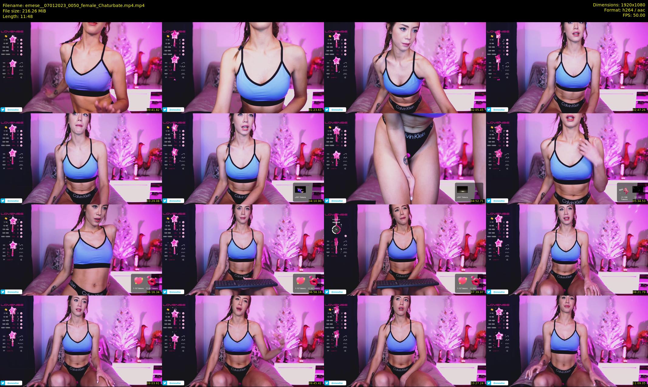 emese_ — 12 minute Chaturbate female cam show recording, 1080p, Jan 7, 2023