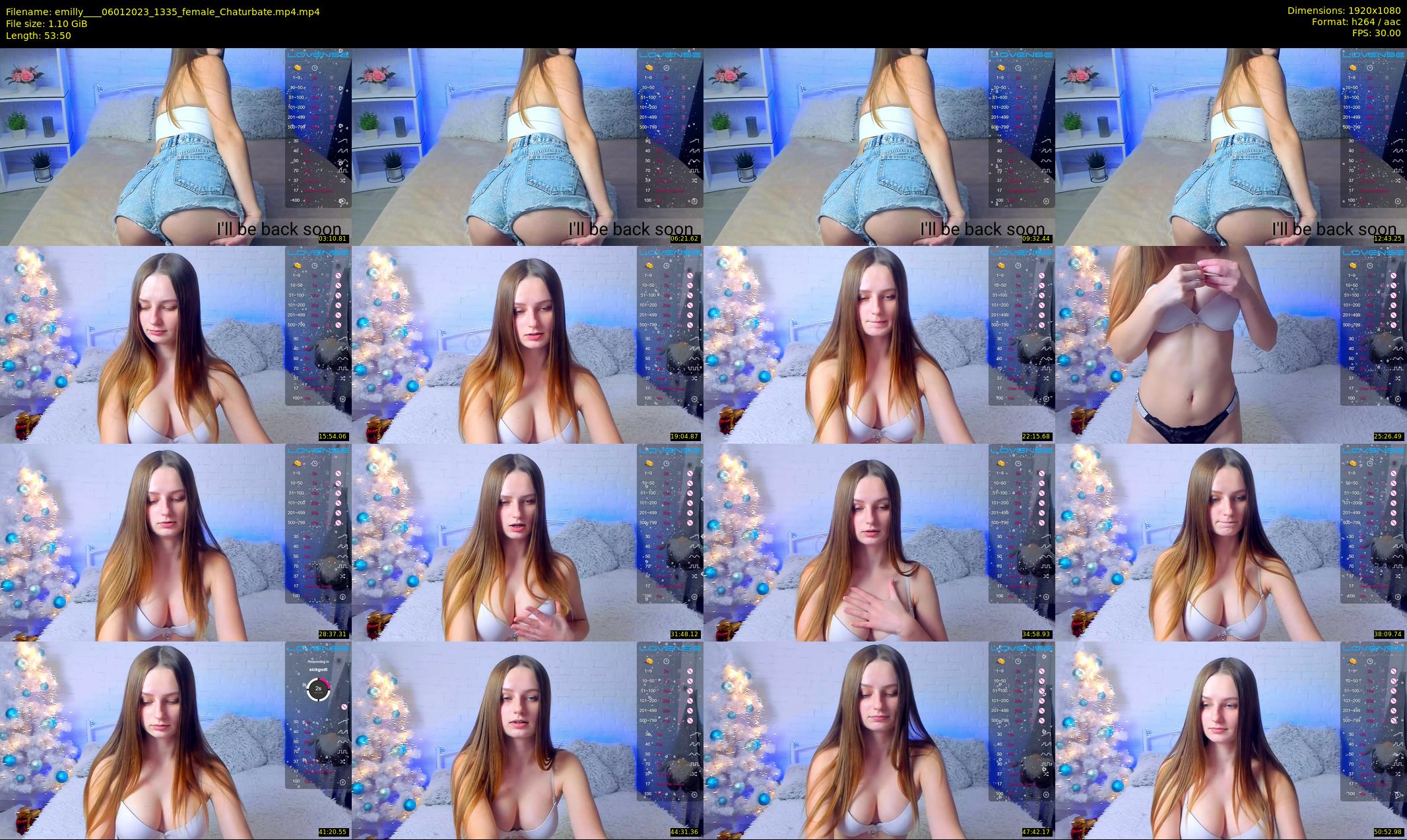 emilly___ — 54 minute Chaturbate female cam show recording, 1080p, Jan 6, 2023