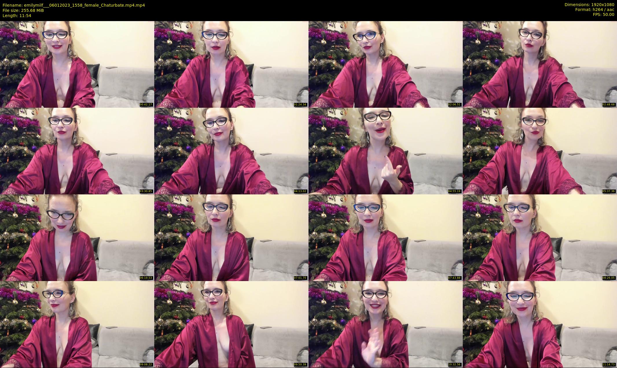 emilymilf__ — 12 minute Chaturbate female cam show recording, 1080p, Jan 6, 2023