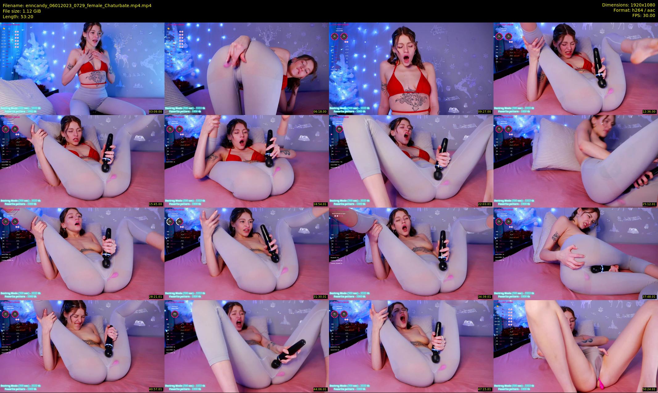 enncandy — 54 minute Chaturbate female cam show recording, 1080p, Jan 6, 2023