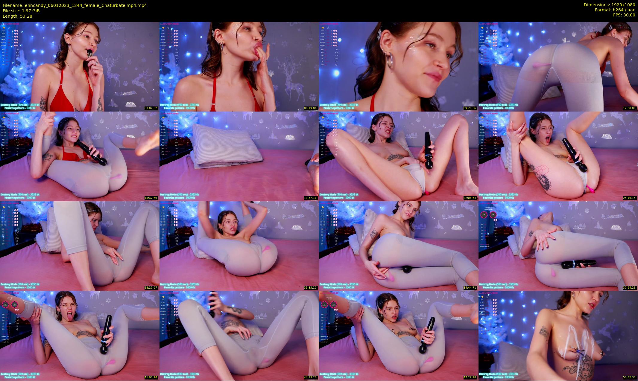 enncandy — 54 minute Chaturbate female cam show recording, 1080p, Jan 6, 2023