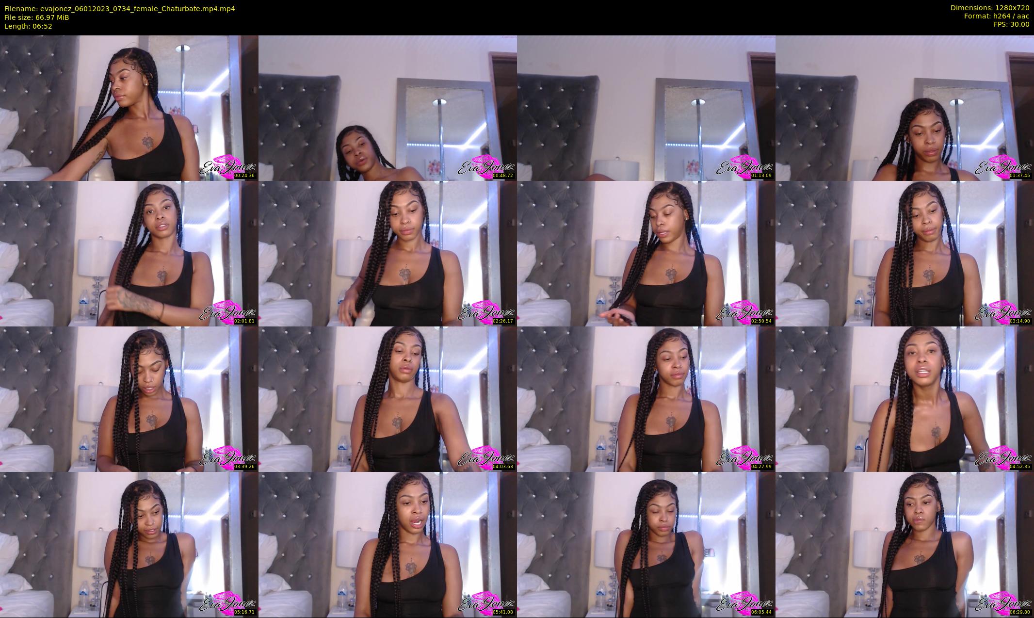 evajonez — 7 minute Chaturbate female cam show recording, 720p, Jan 6, 2023