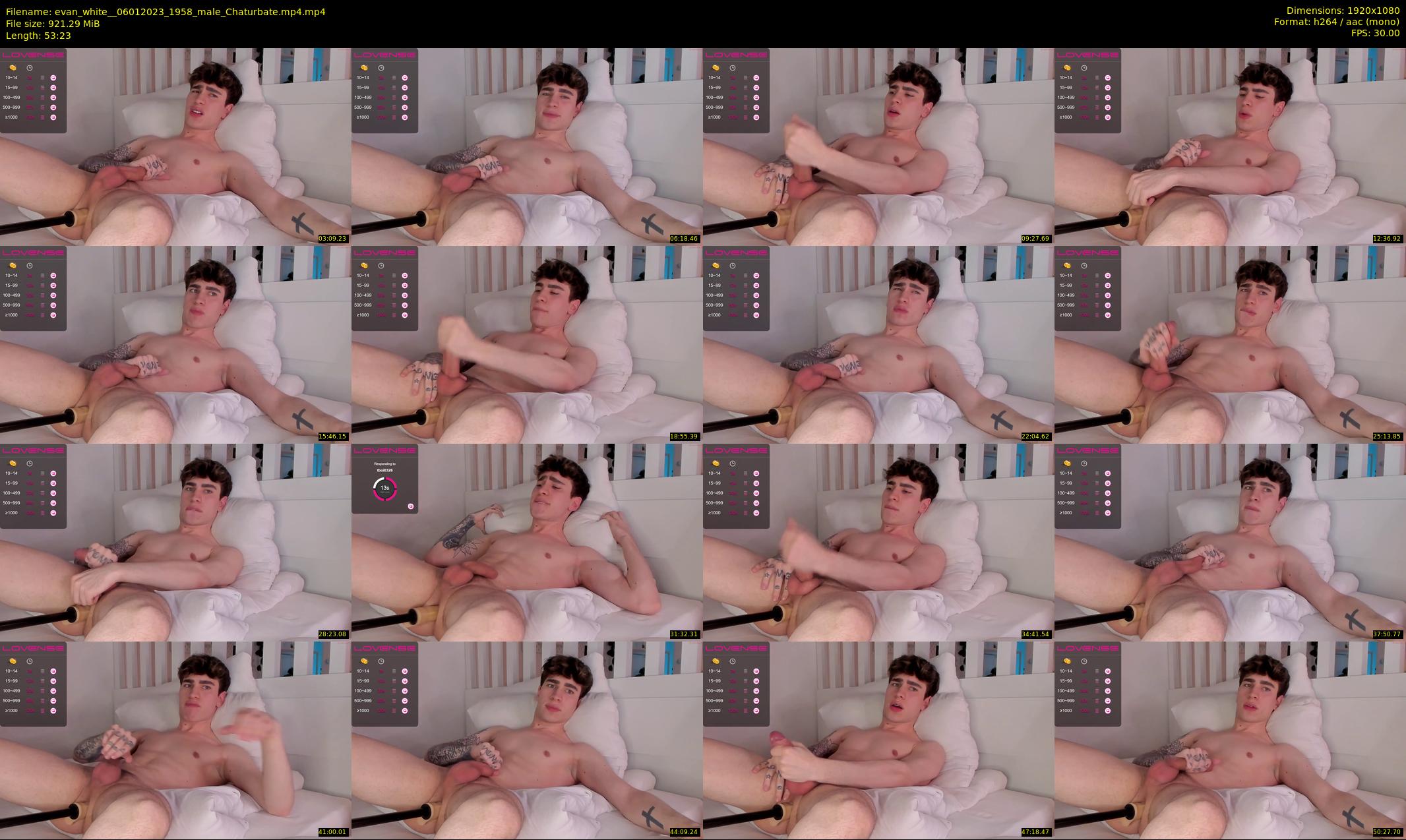 evan_white_ — 54 minute Chaturbate male cam show recording, 1080p, Jan 6, 2023