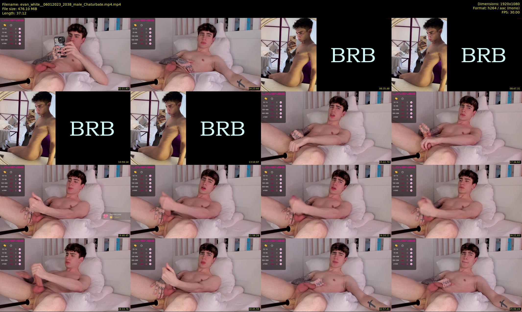 evan_white_ — 38 minute Chaturbate male cam show recording, 1080p, Jan 6, 2023