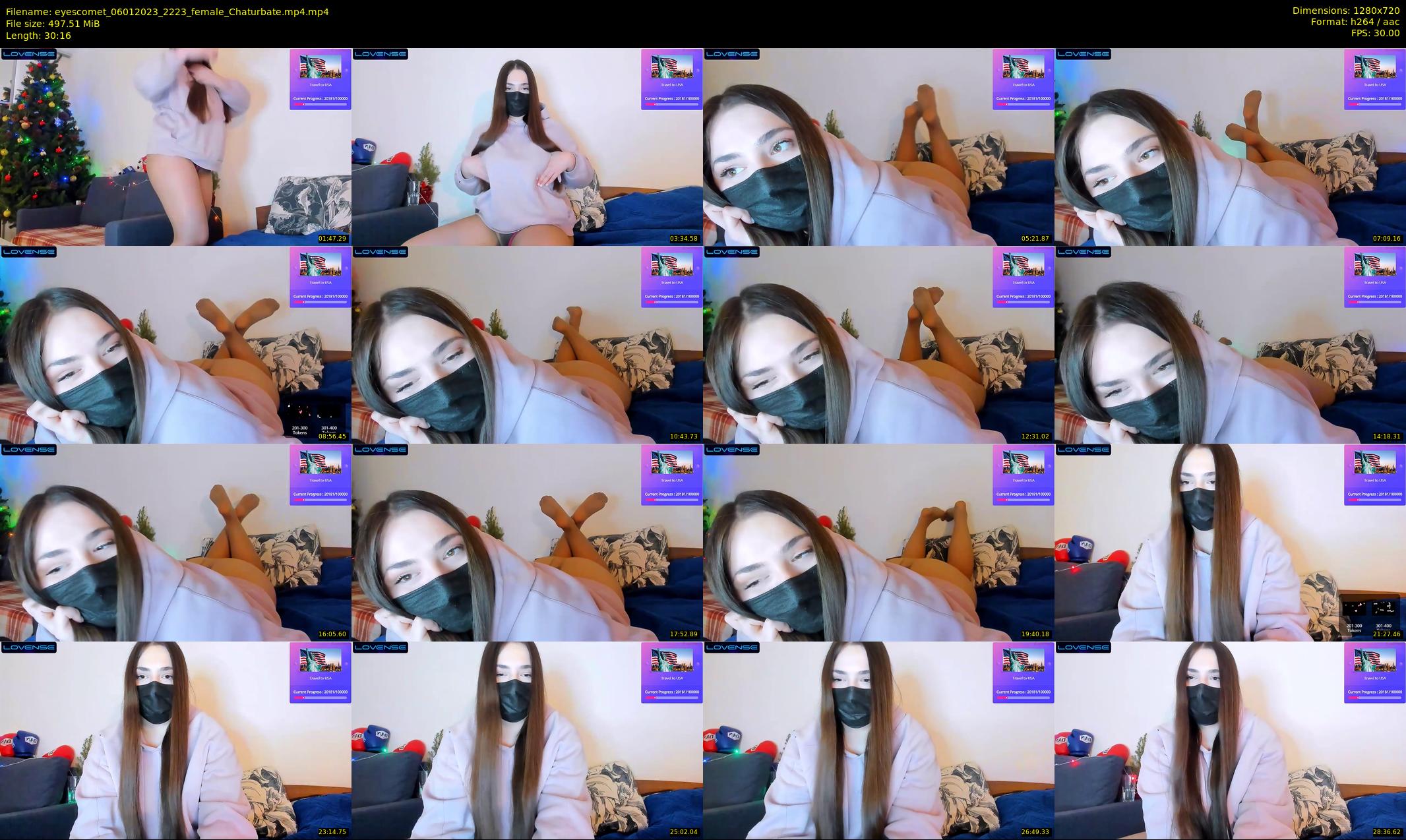 eyescomet — 31 minute Chaturbate female cam show recording, 720p, Jan 6, 2023
