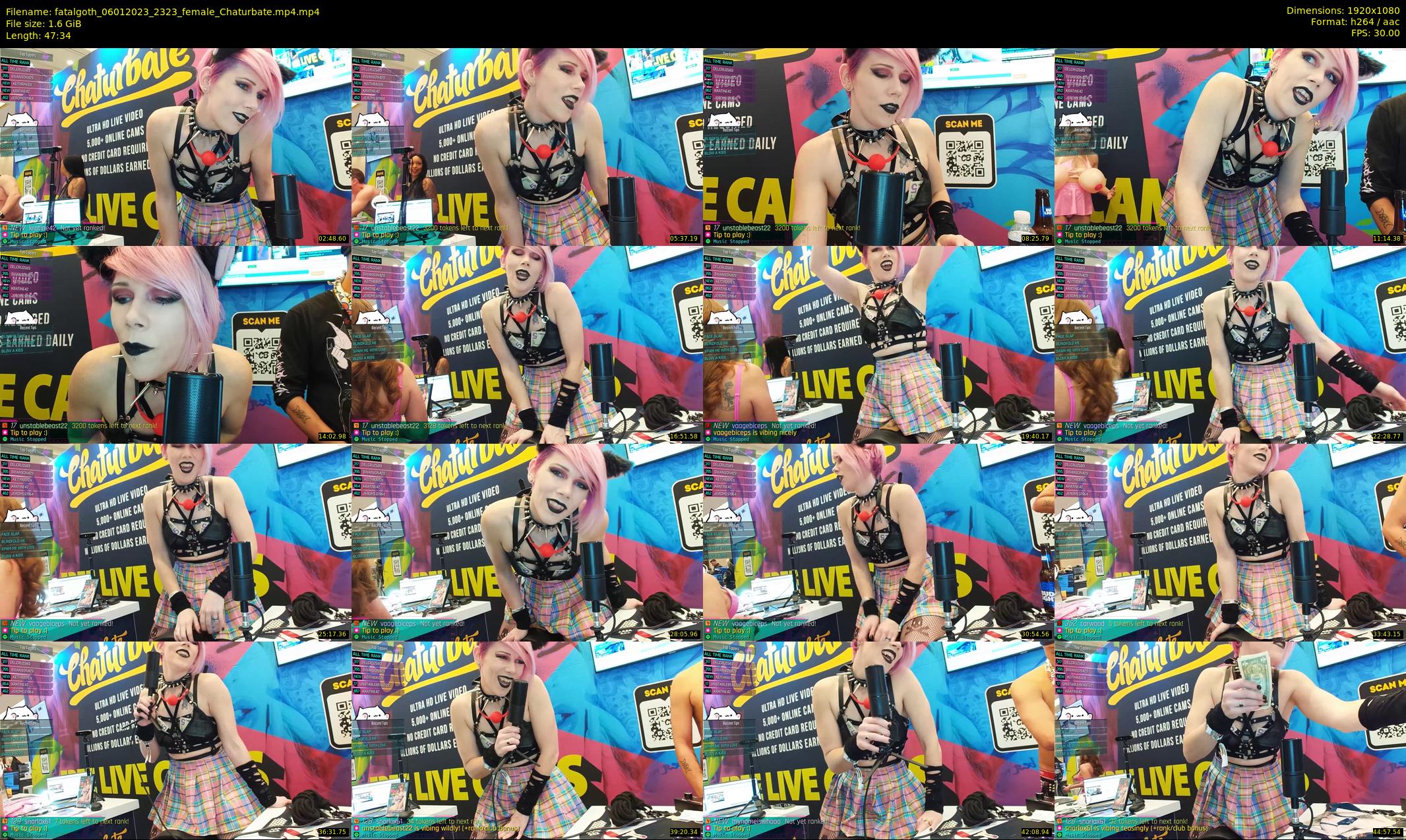 fatalgoth — 48 minute Chaturbate couple cam show recording, 1080p, Jan 6, 2023