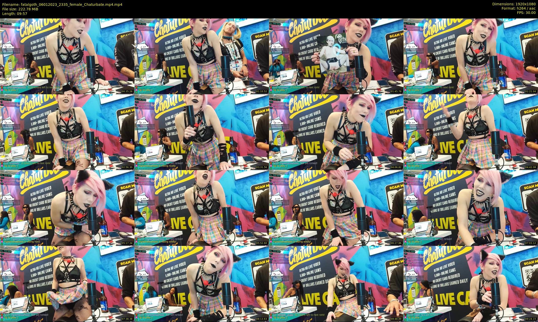 fatalgoth — 10 minute Chaturbate couple cam show recording, 1080p, Jan 6, 2023